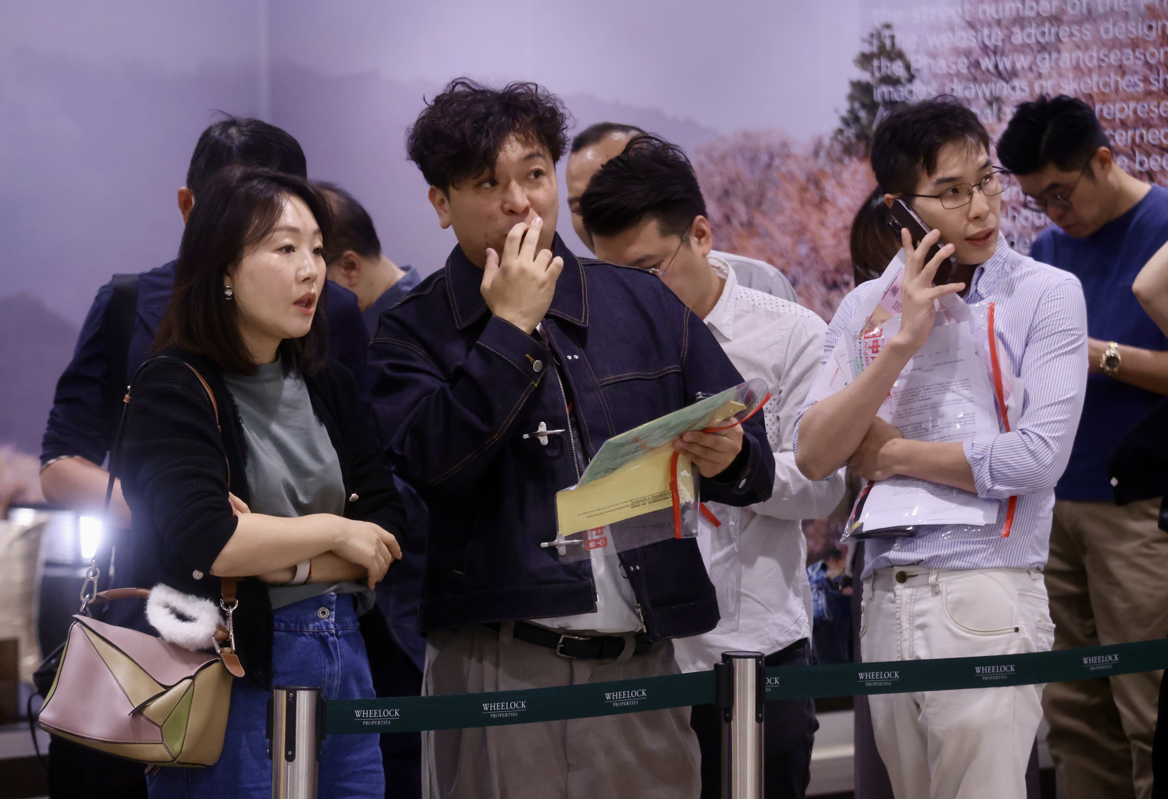 Anxious buyers snapped up all of Wheelock Property’s Spring Garden project within two hours. Photo: Jonathan Wong