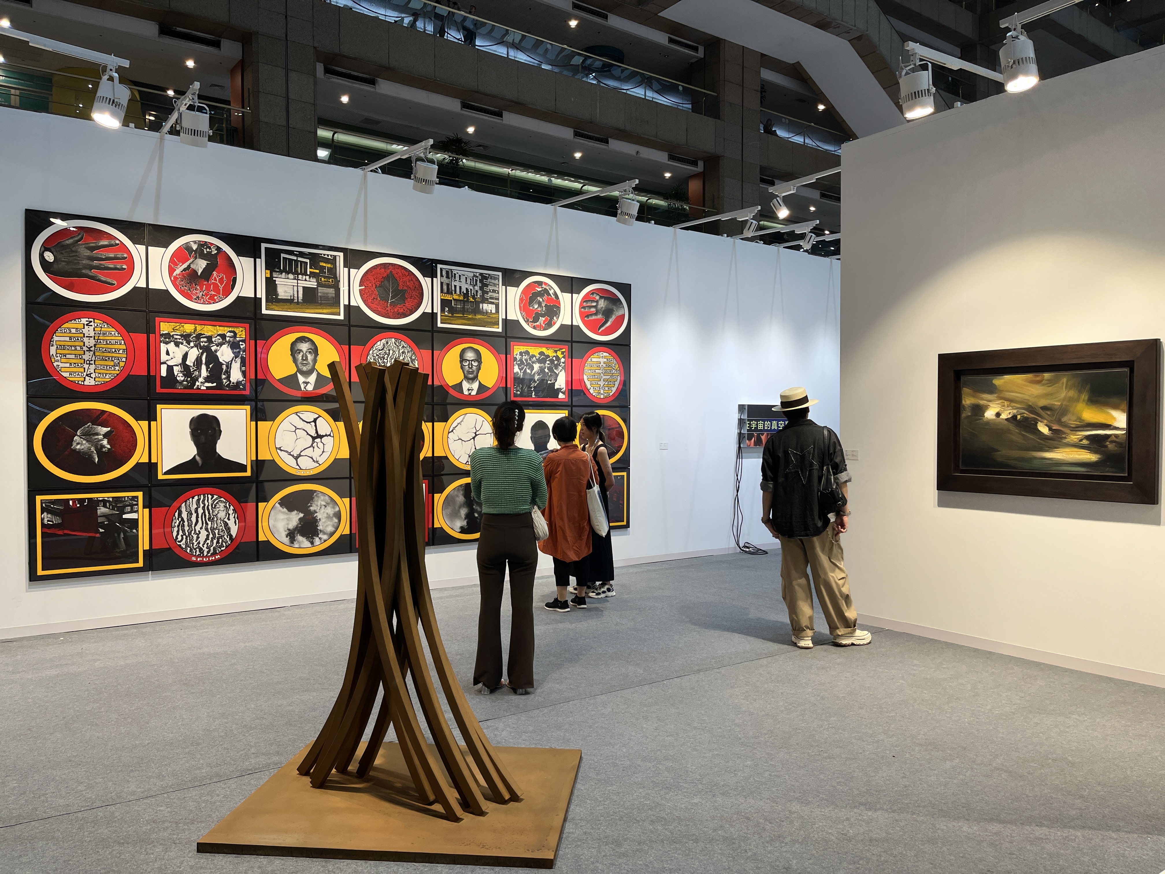 Hong Kong gallery de Sarthe’s booth at Art Taipei 2025. Owner Pascal de Sarthe said, “Art Taipei delivered” this year. Photo: Enid Tsui