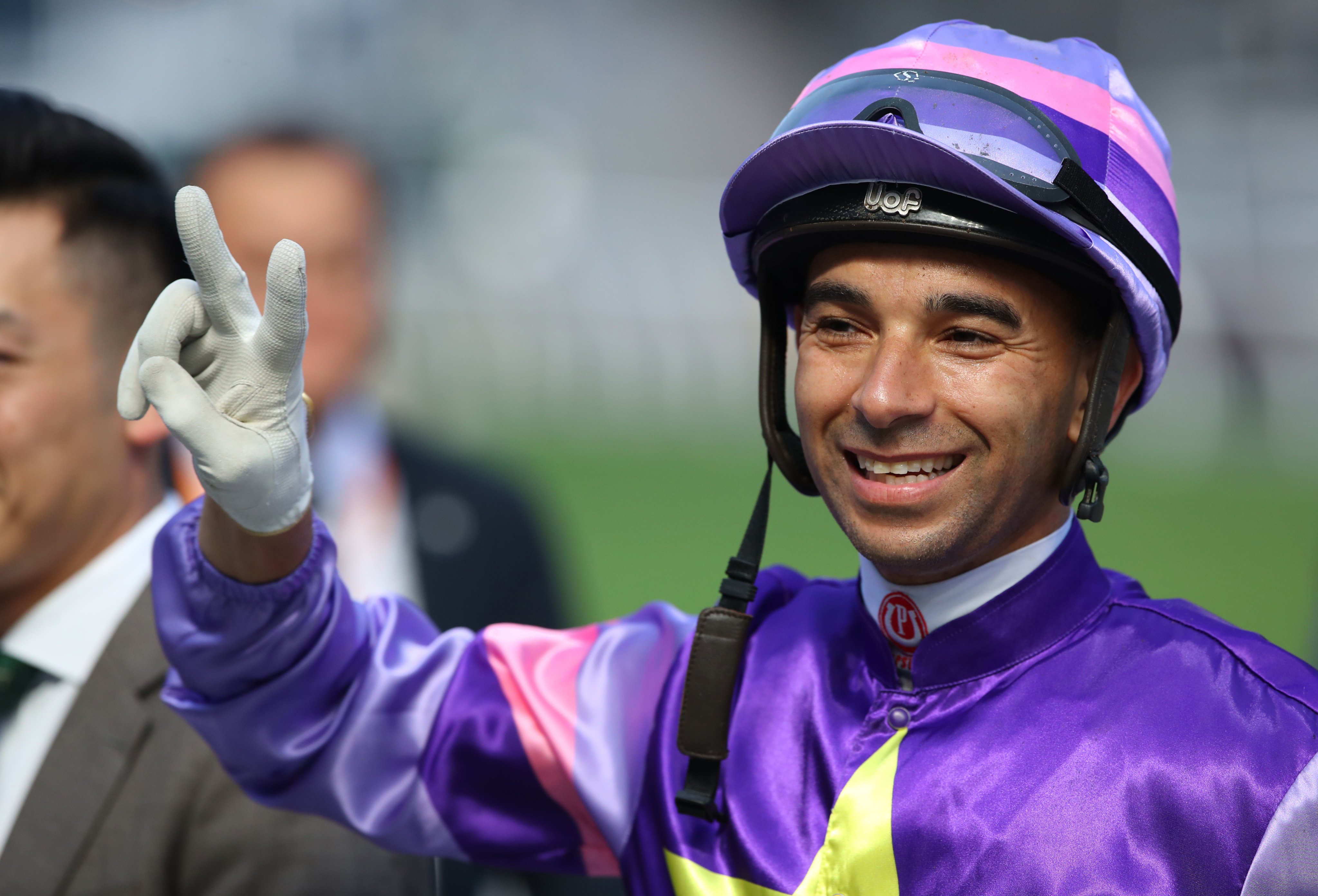 Joao Moreira is all smiles at Sha Tin earlier this year. Photos: Kenneth Chan