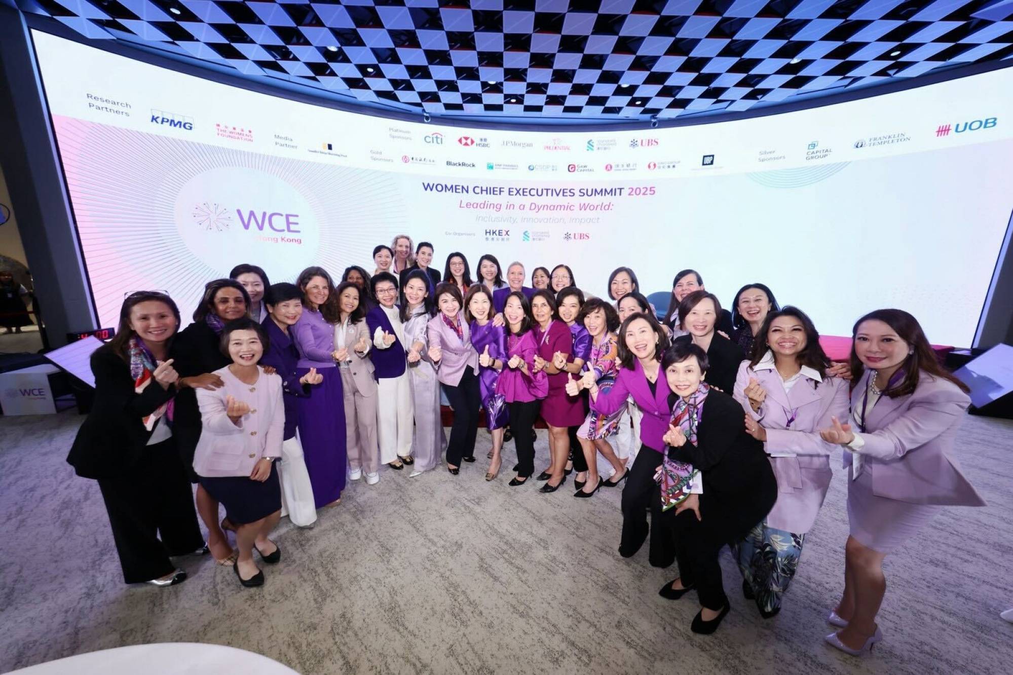 Attendees at the first Women Chief Executives' (WCE) Summit at the Connect Hall of the Hong Kong stock exchange on November 3, 2025. Photo: Handout