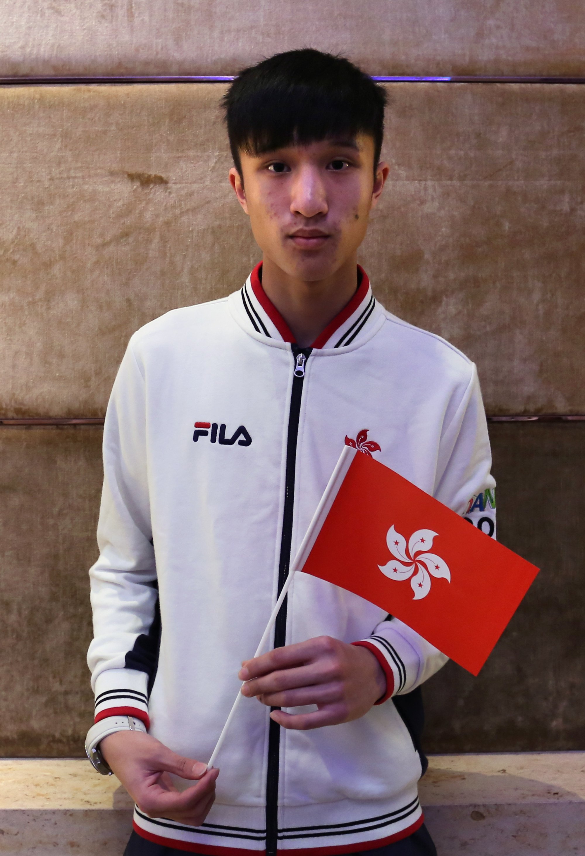 Ryan Choi became Hong Kong's first men's foil medallist at a Youth Olympic Games in 2014. Photo: Jonathan Wong