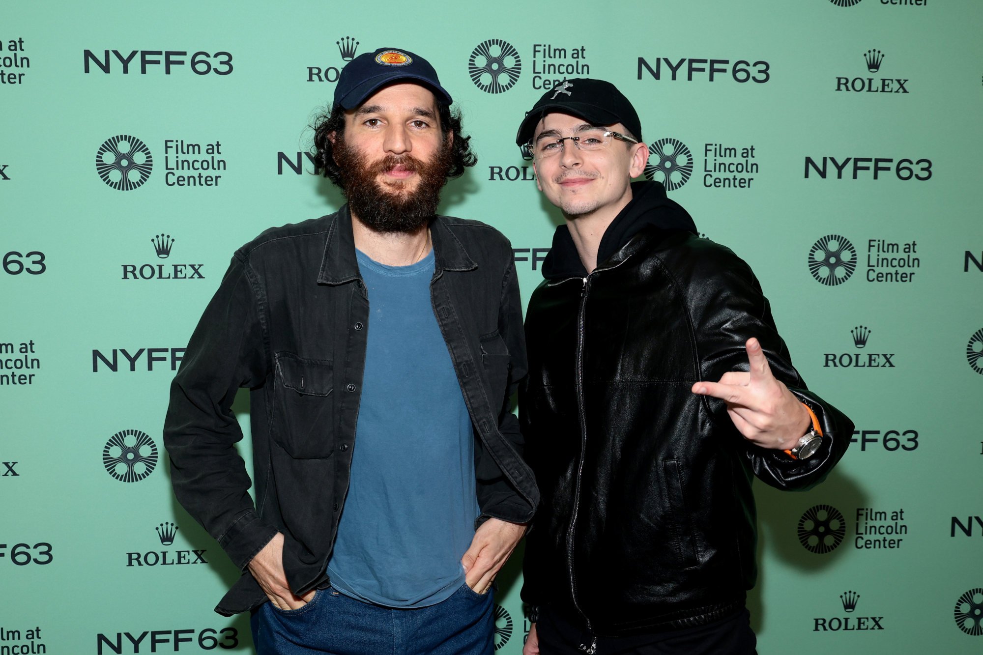 Josh Safdie and Timothee Chalamet at the New York Film Festival on October 6. Photo: Getty Images