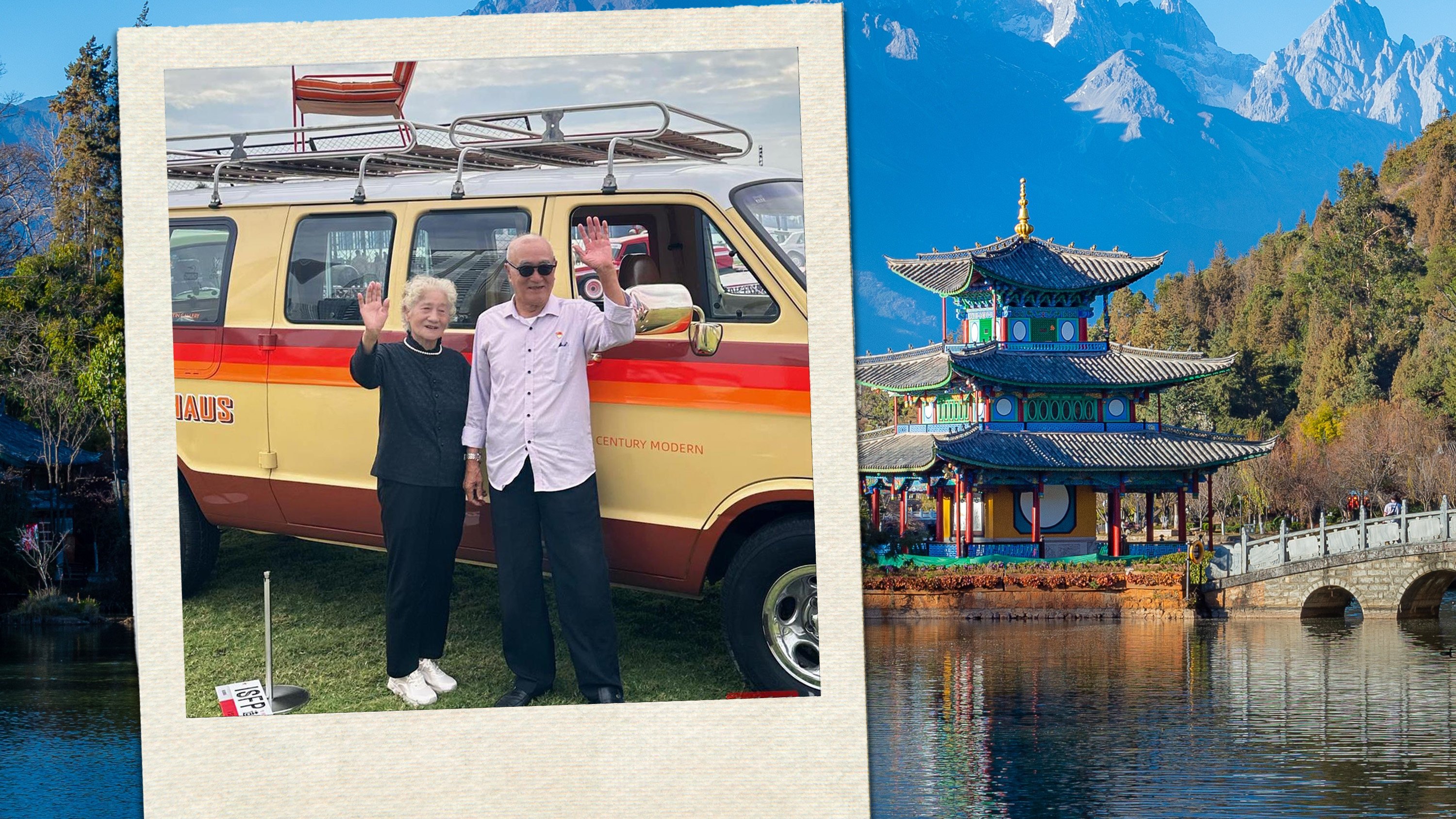 For the past two decades, a 90-year-old ex soldier has been travelling across China in his van, accompanied by his 86-year-old wife. Photo: Shutterstock/Jimu