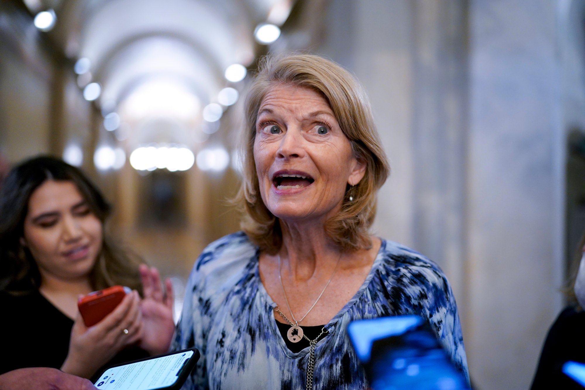 Alaska Senator Lisa Murkowski is the only Republican lawmaker involved in the lawsuit against the Trump administration. Photo: AP