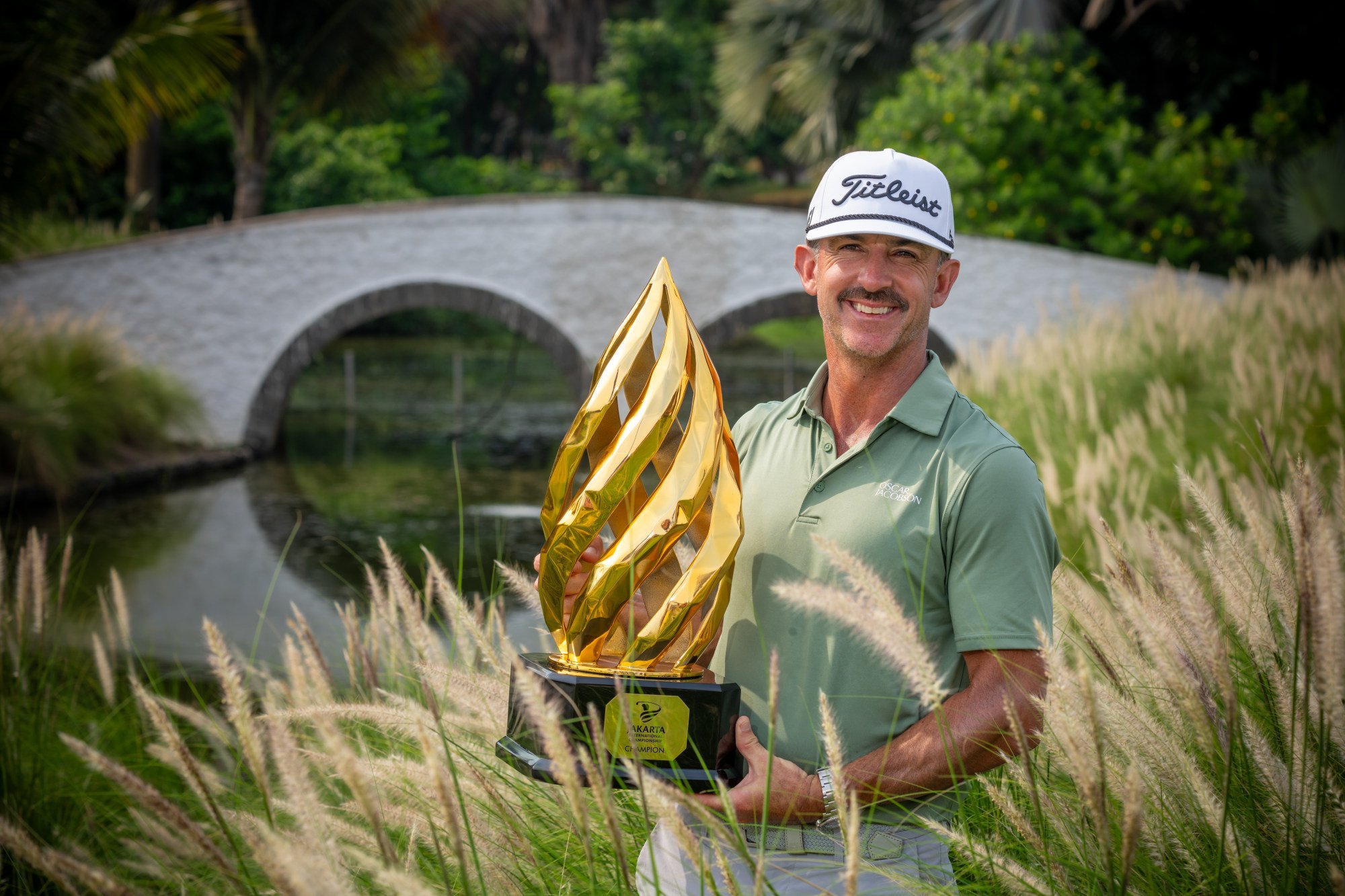 Winning the Jakarta International Championship put Wade Orsmby in contention. Photo: Asian Tour.