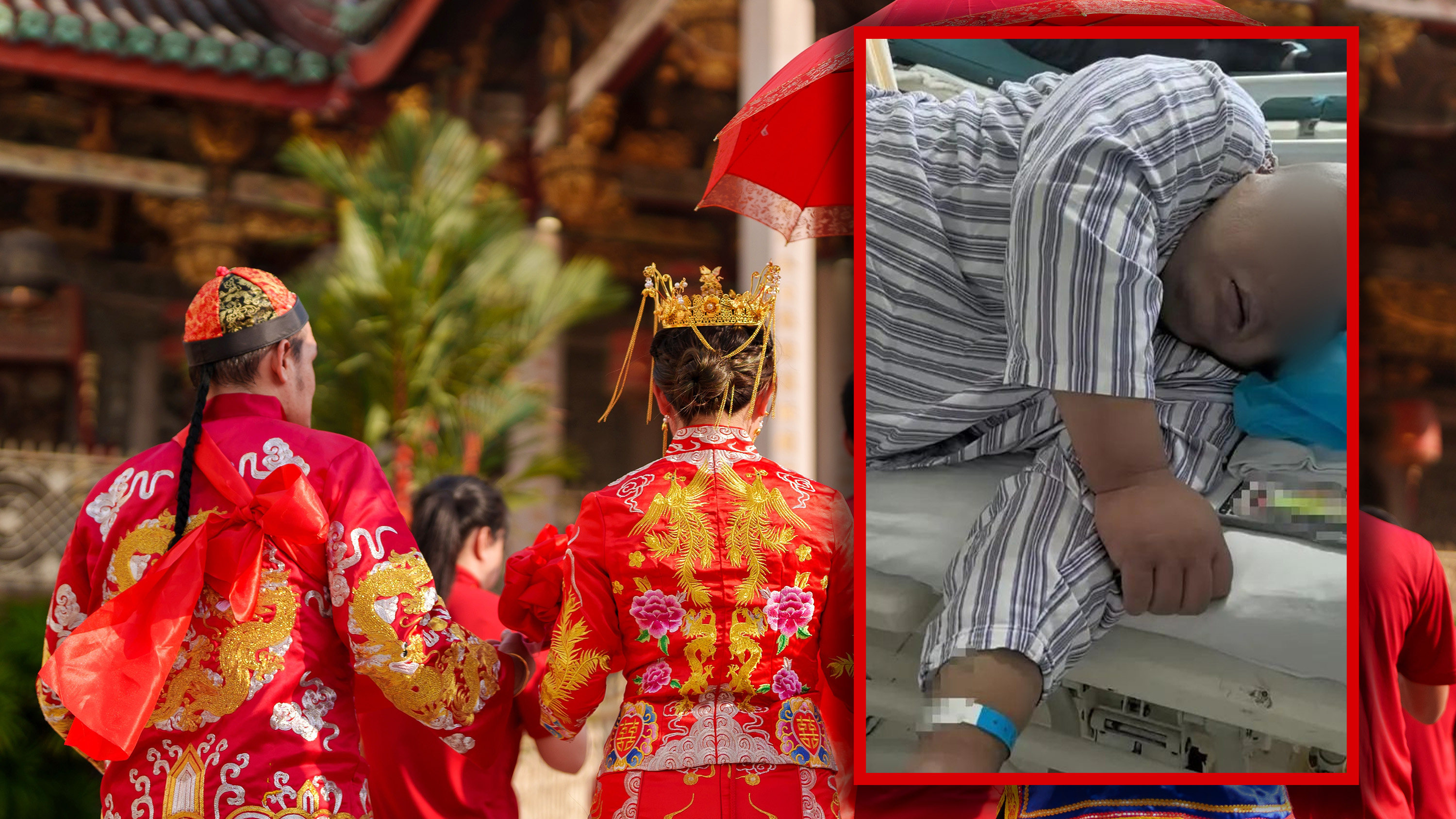 An overweight Chinese man died three days after having gastric bypass surgery in a bid to look more slim to impress his girlfriend’s parents. Photo: SCMP composite/Shutterstock/Douyin