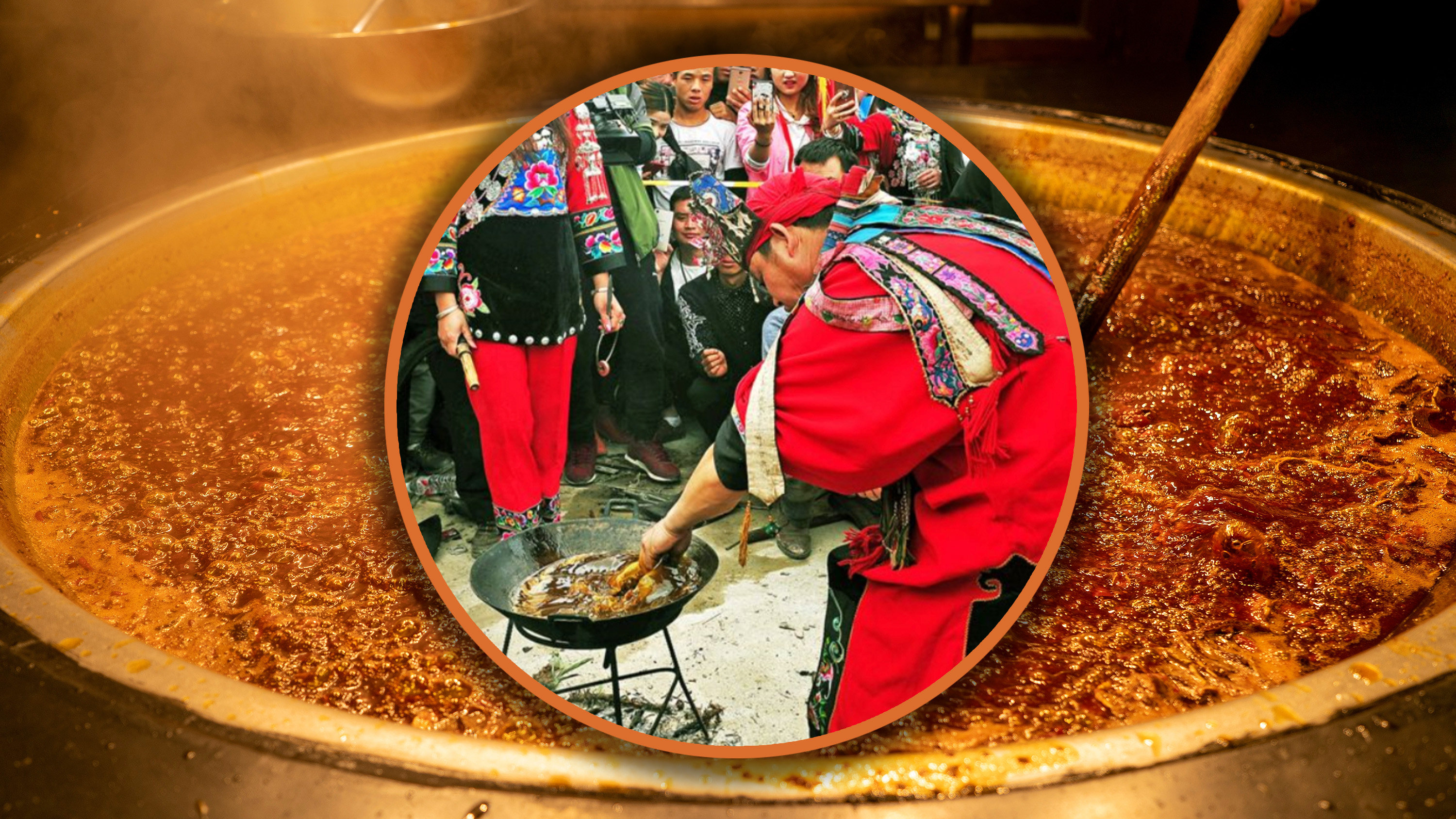An ancient Chinese ritual sees a pot of boiling oil used to decide a person’s guilt or innocence. Photo: SCMP composite/Shutterstock/Baidu