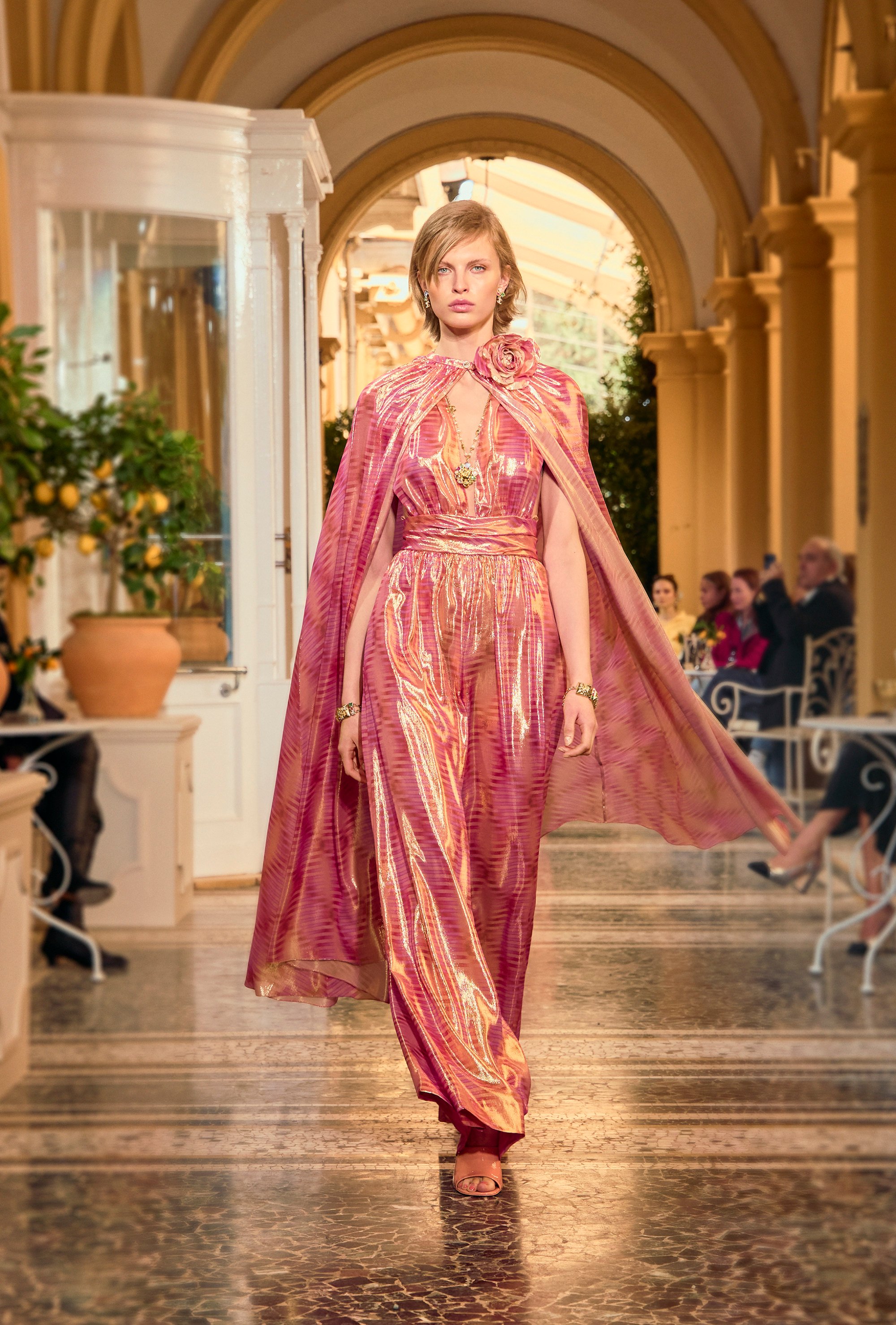 A glistening cape from the Chanel cruise 2025-26 collection. Photo: Handout