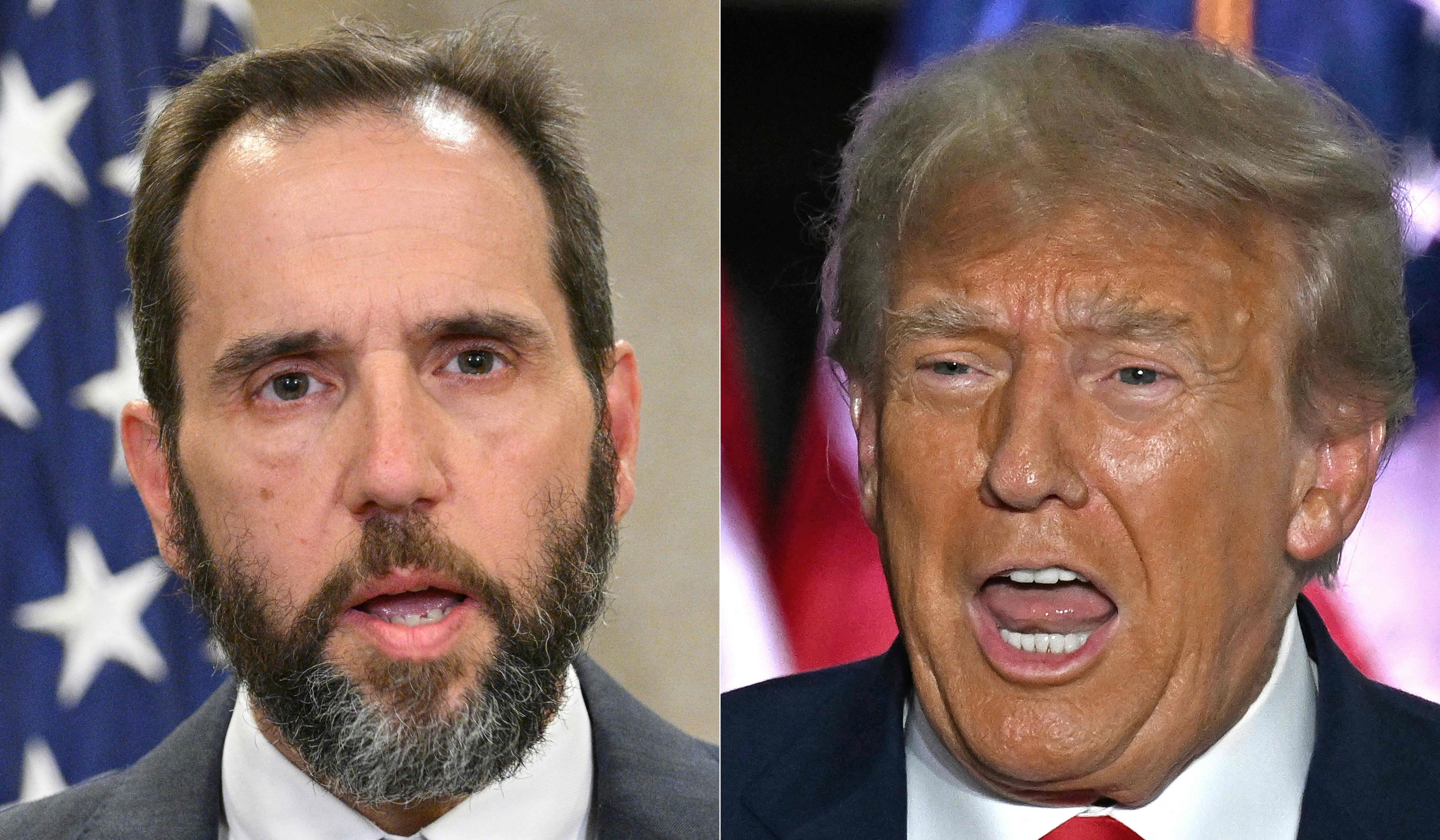 Jack Smith’s office brought two sets of charges against Donald Trump. Neither made it to trial before he won re-election in November 2024. Photo: AFP