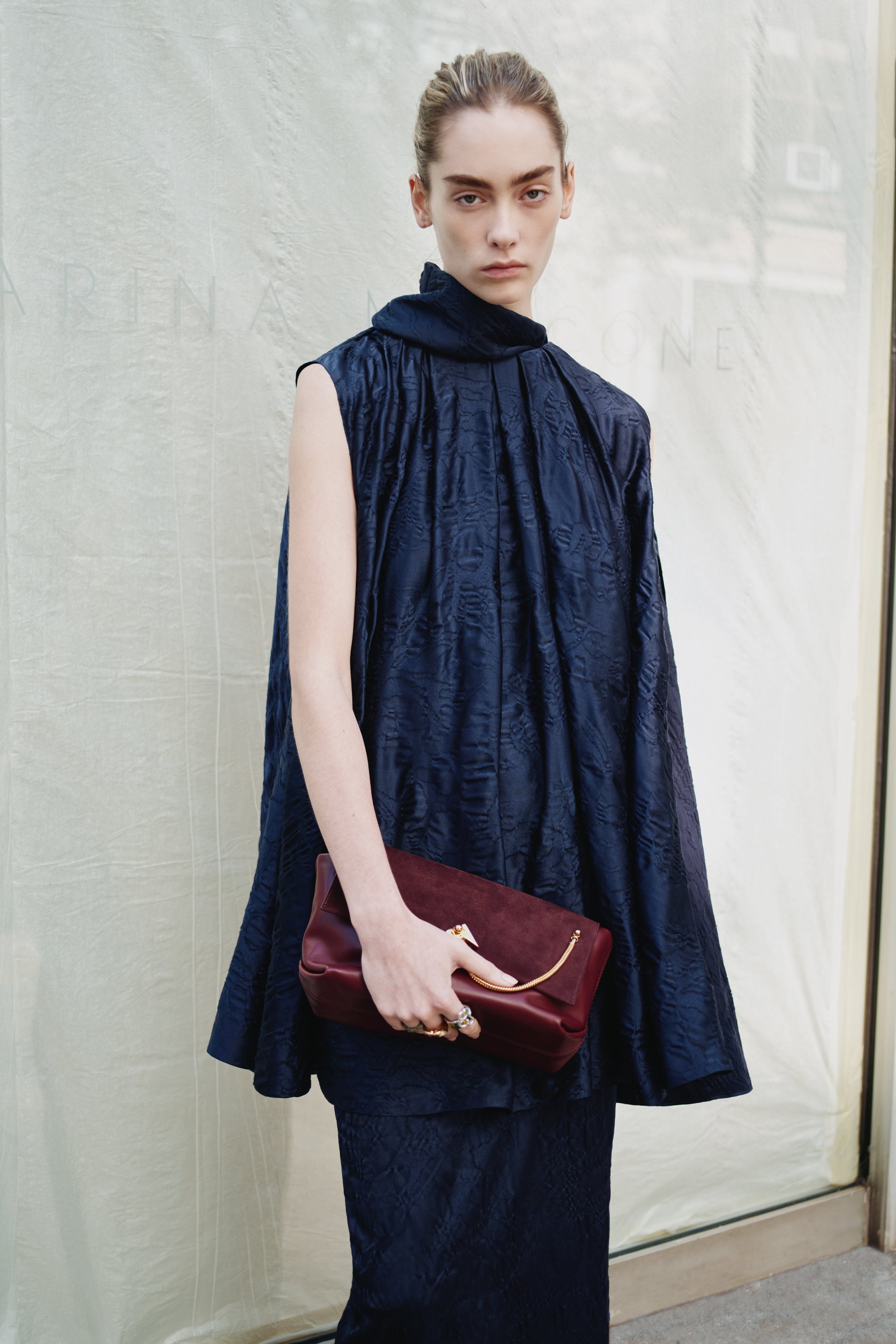 Marina Moscone's spring/summer 2026 Twist Capelet. Photo: Handout