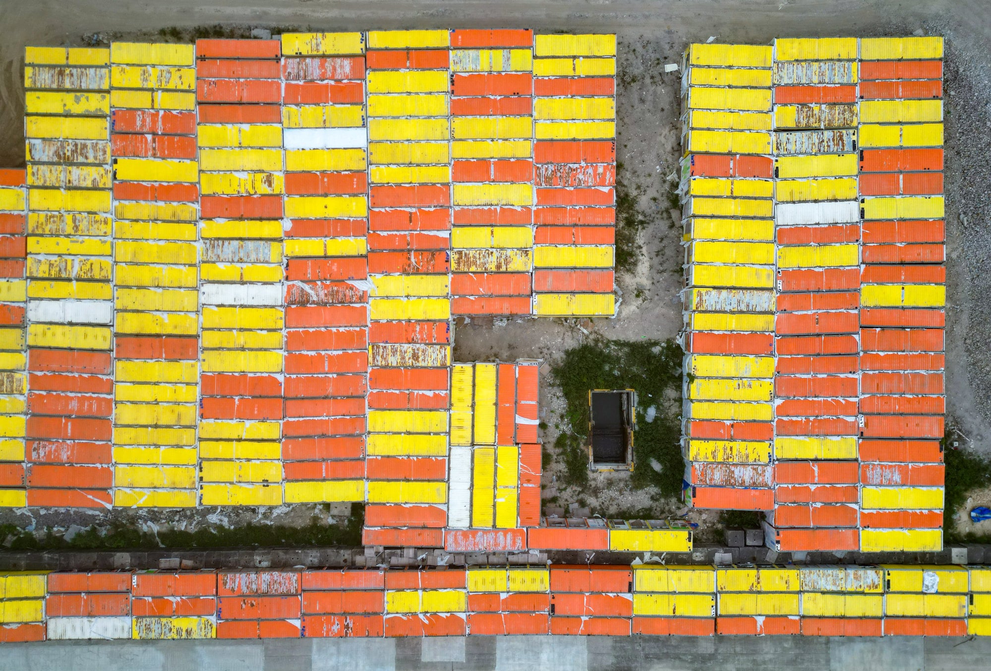 The Development Bureau says “most” of the affected modules only had their metal panel walls damaged. Photo: Sam Tsang