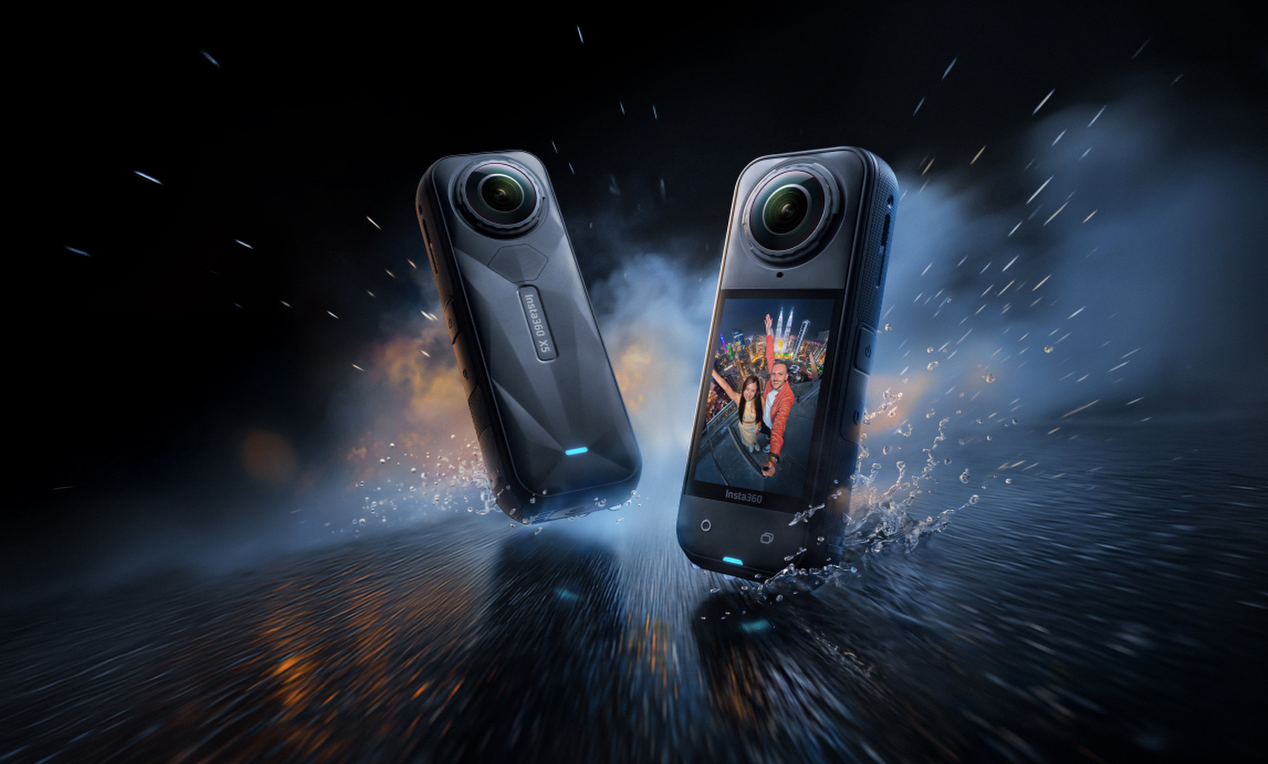 The Insta360 X5 action camera has had its price slashed to compete with DJI. Photo: Handout