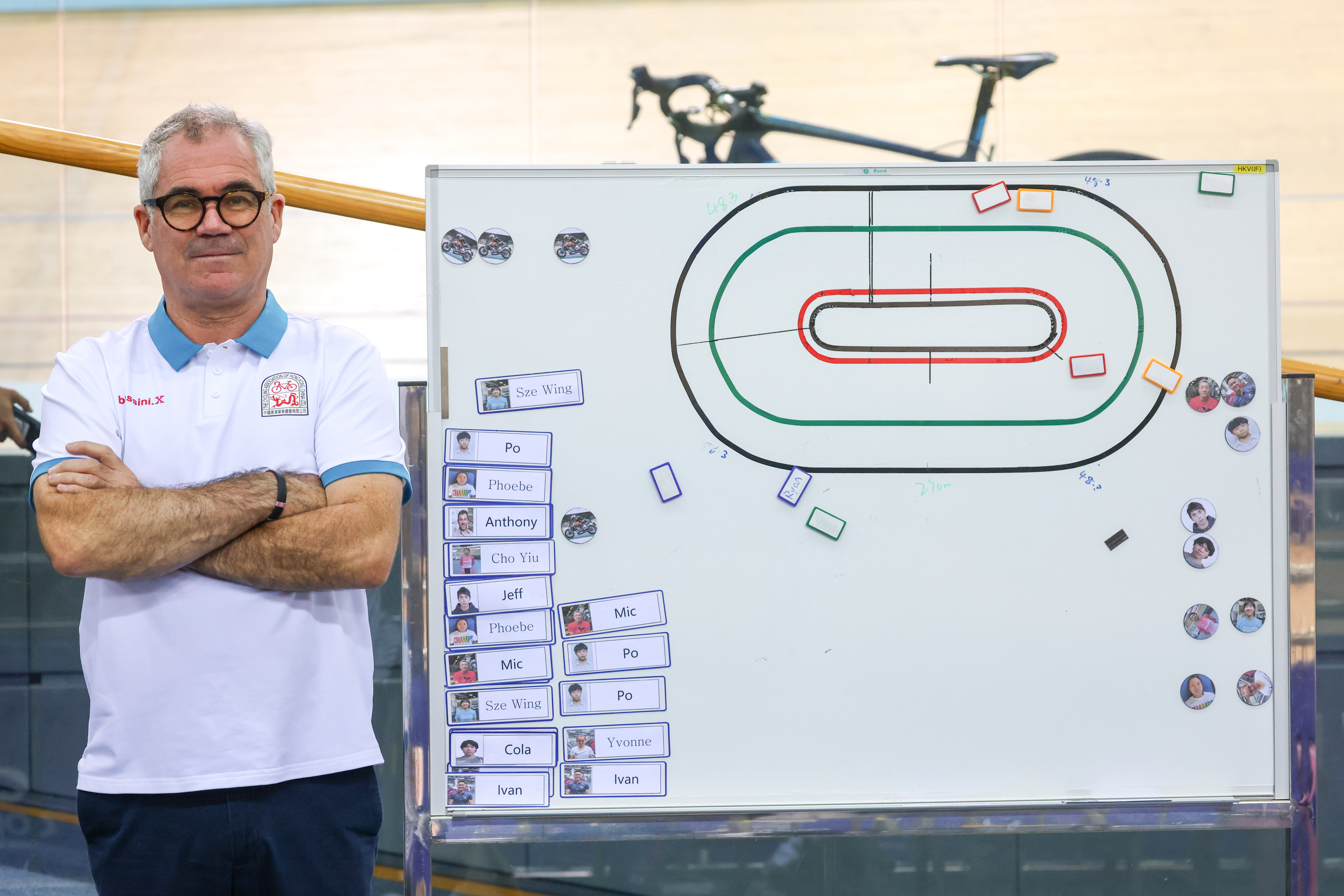 Head coach Herve Dagorne is in charge of plotting success for Hong Kong’s cyclists. Photo: Dickson Lee