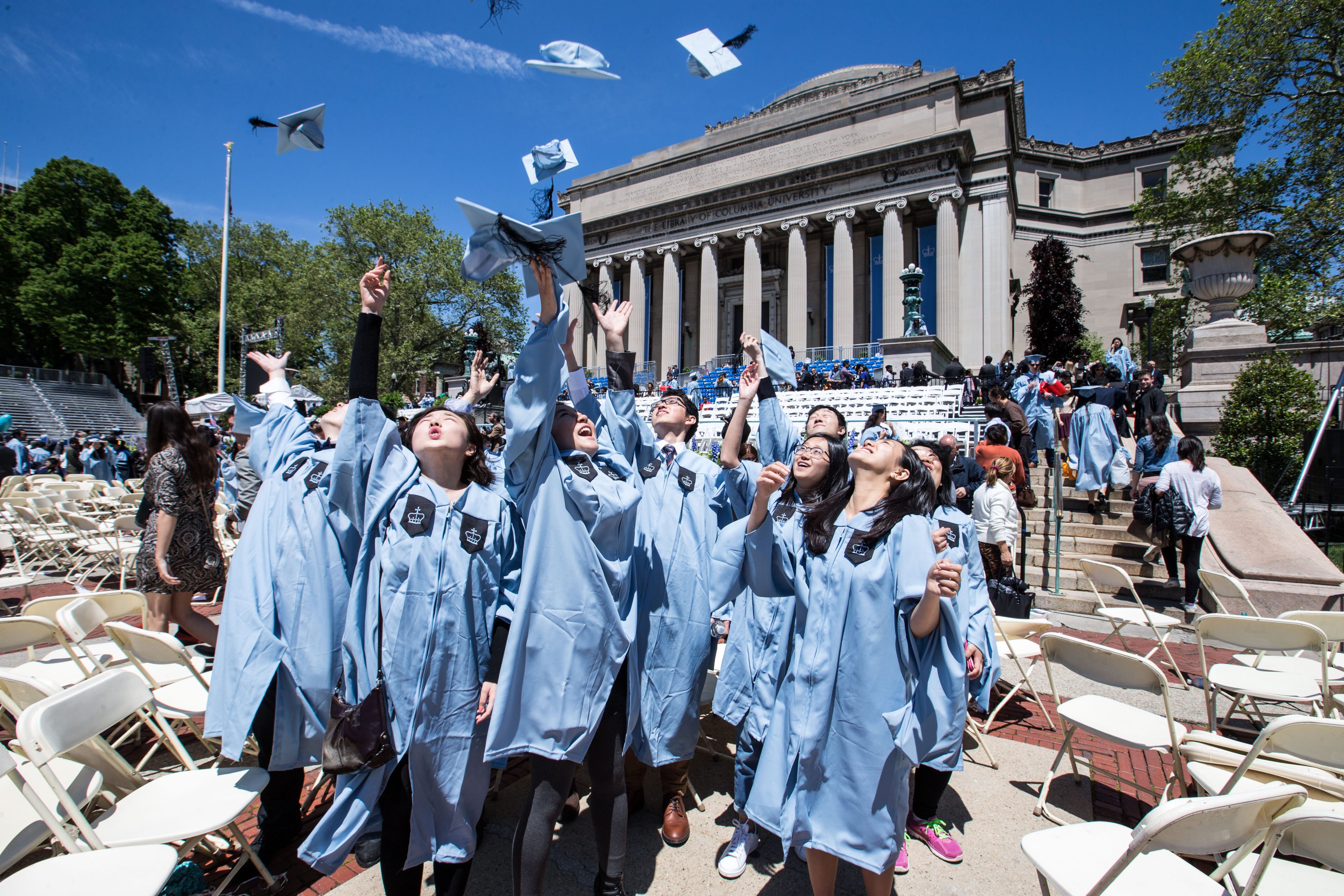 The study concluded that Chinese students had helped create more college places in the US. Photo: Xinhua
