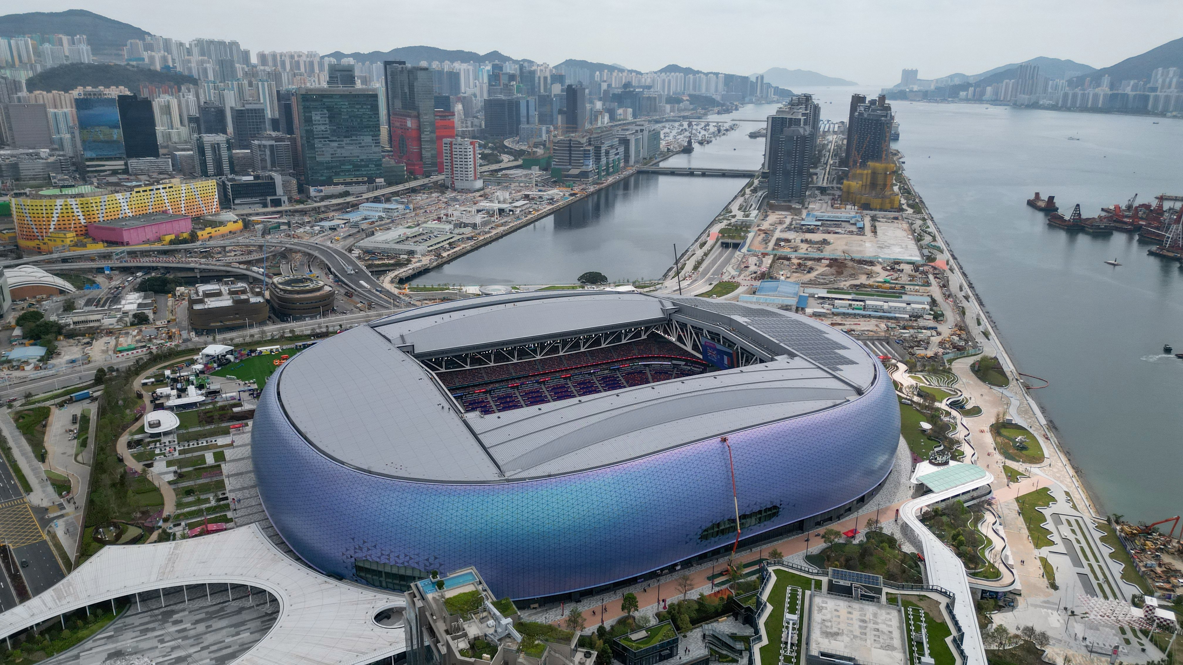 Kai Tak Sports Park will stage some of Hong Kong’s events as the city co-hosts the National Games. Photo: May Tse