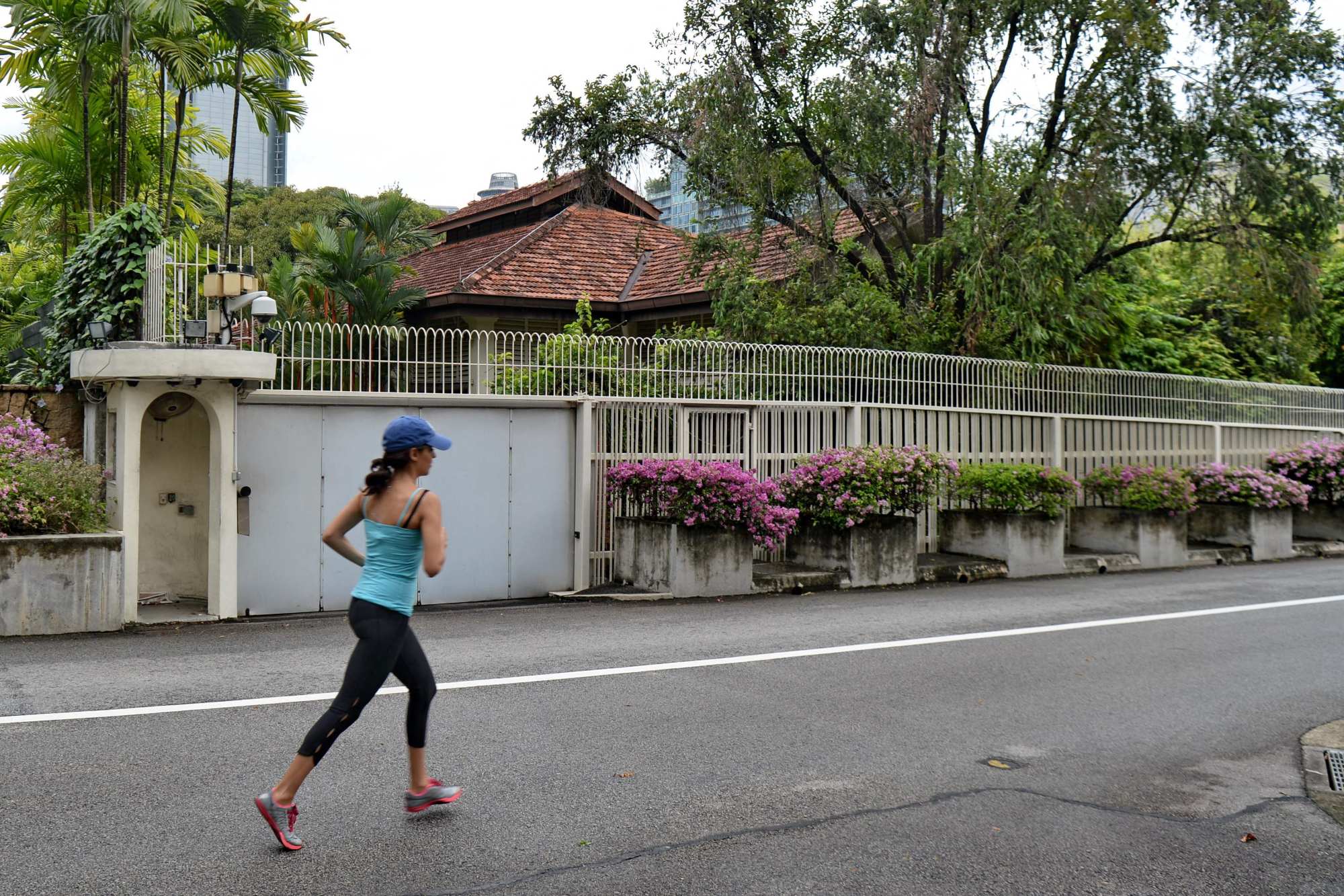 The house of Singapore’s late former prime minister Lee Kuan Yew on 38 Oxley Road is set to be preserved as a national monument. Photo: AFP The house of Singapore’s late former prime minister Lee Kuan Yew on 38 Oxley Road is set to be preserved as a national monument. Photo: AFP