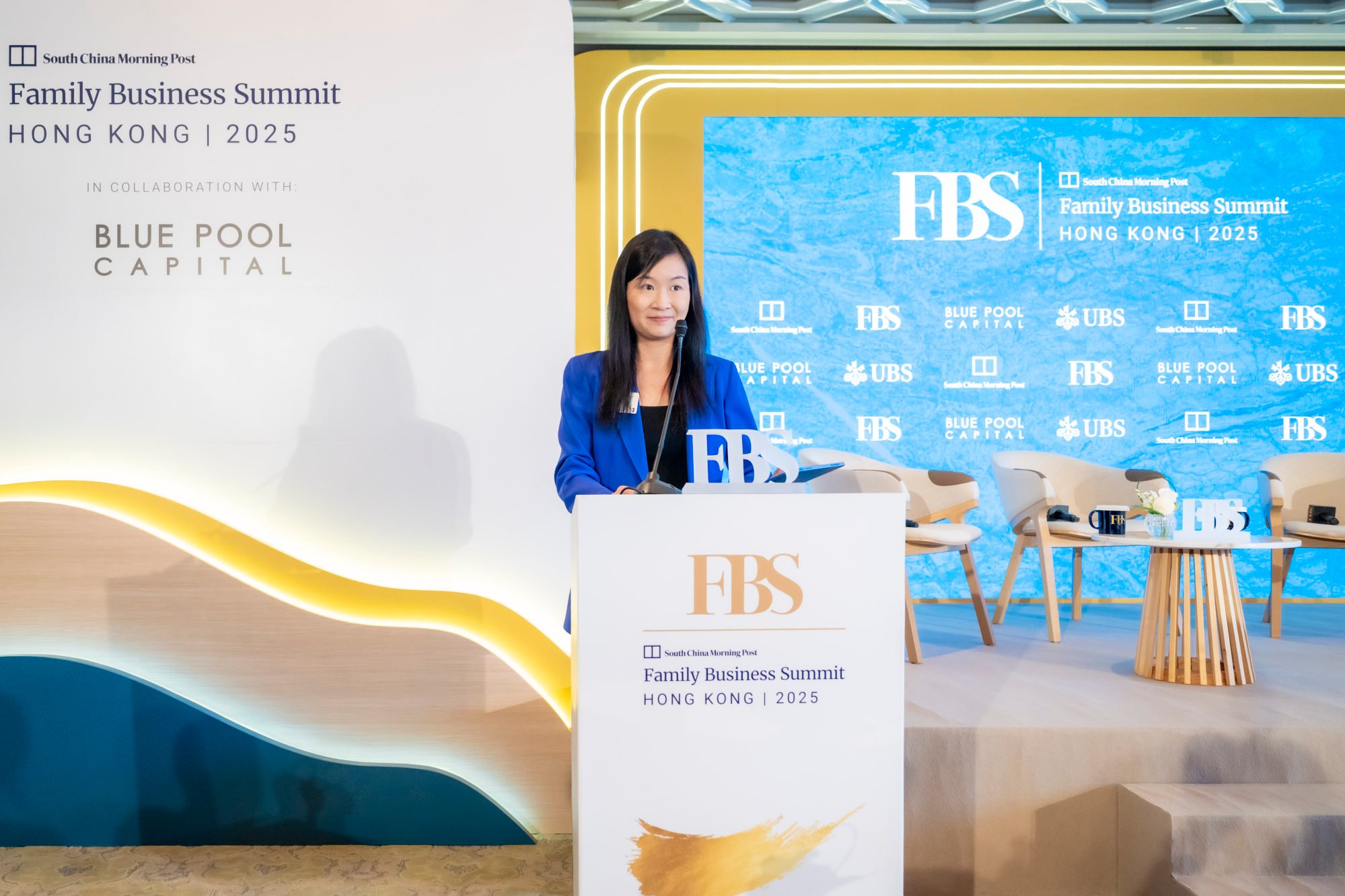 Catherine So, CEO of South China Morning Post, at the 2025 Family Business Summit organised by the Post and Blue Pool Capital, presented by UBS. Photo: SCMP Catherine So, CEO of South China Morning Post, at the 2025 Family Business Summit organised by the Post and Blue Pool Capital, presented by UBS. Photo: SCMP
