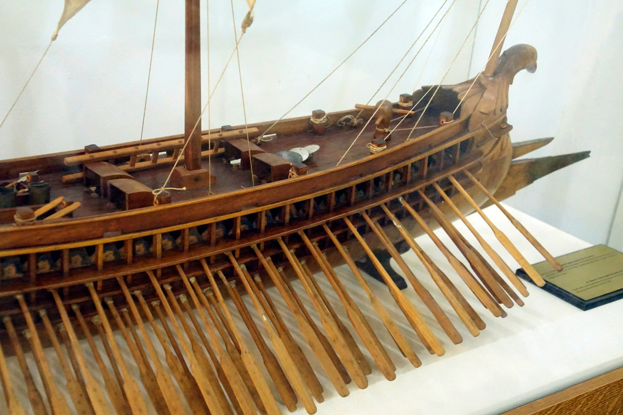 A model of a Roman trireme in the naval museum of Chania, Crete, Greece. A Malaysian academic’s claim that Malay maritime expertise had influenced ancient civilisations, including Rome, has drawn ridicule. Photo: Shutterstock A model of a Roman trireme in the naval museum of Chania, Crete, Greece. A Malaysian academic’s claim that Malay maritime expertise had influenced ancient civilisations, including Rome, has drawn ridicule. Photo: Shutterstock
