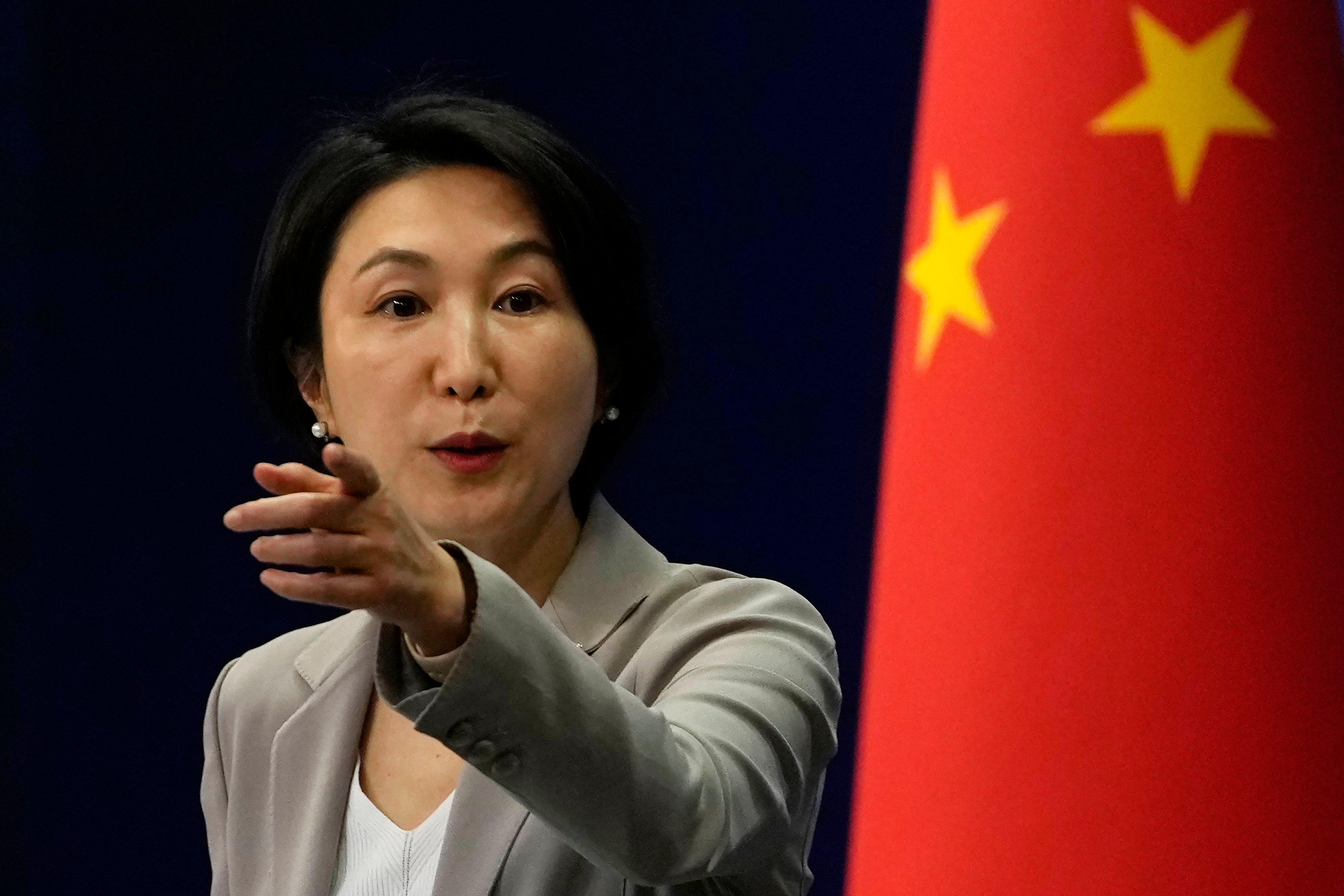 Chinese foreign ministry spokeswoman Mao Ning said Beijing’s position was “clear and firm” on the issue. Photo: AP