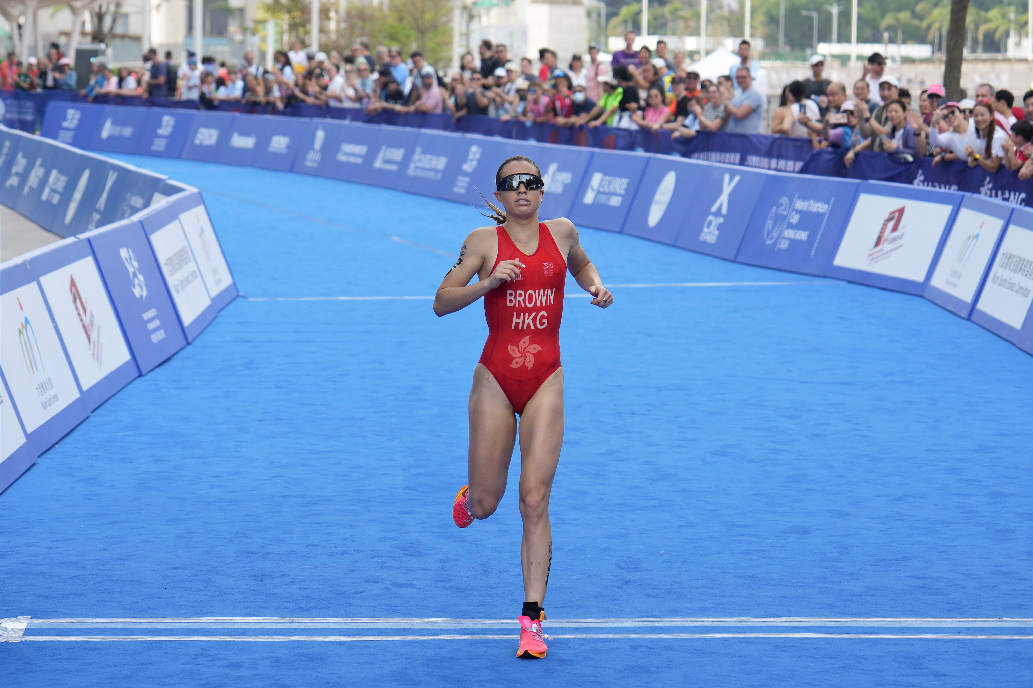Hong Kong’s Bailee Brown is relishing racing at home in next week’s National Games triathlon events. Photo: Elson Li