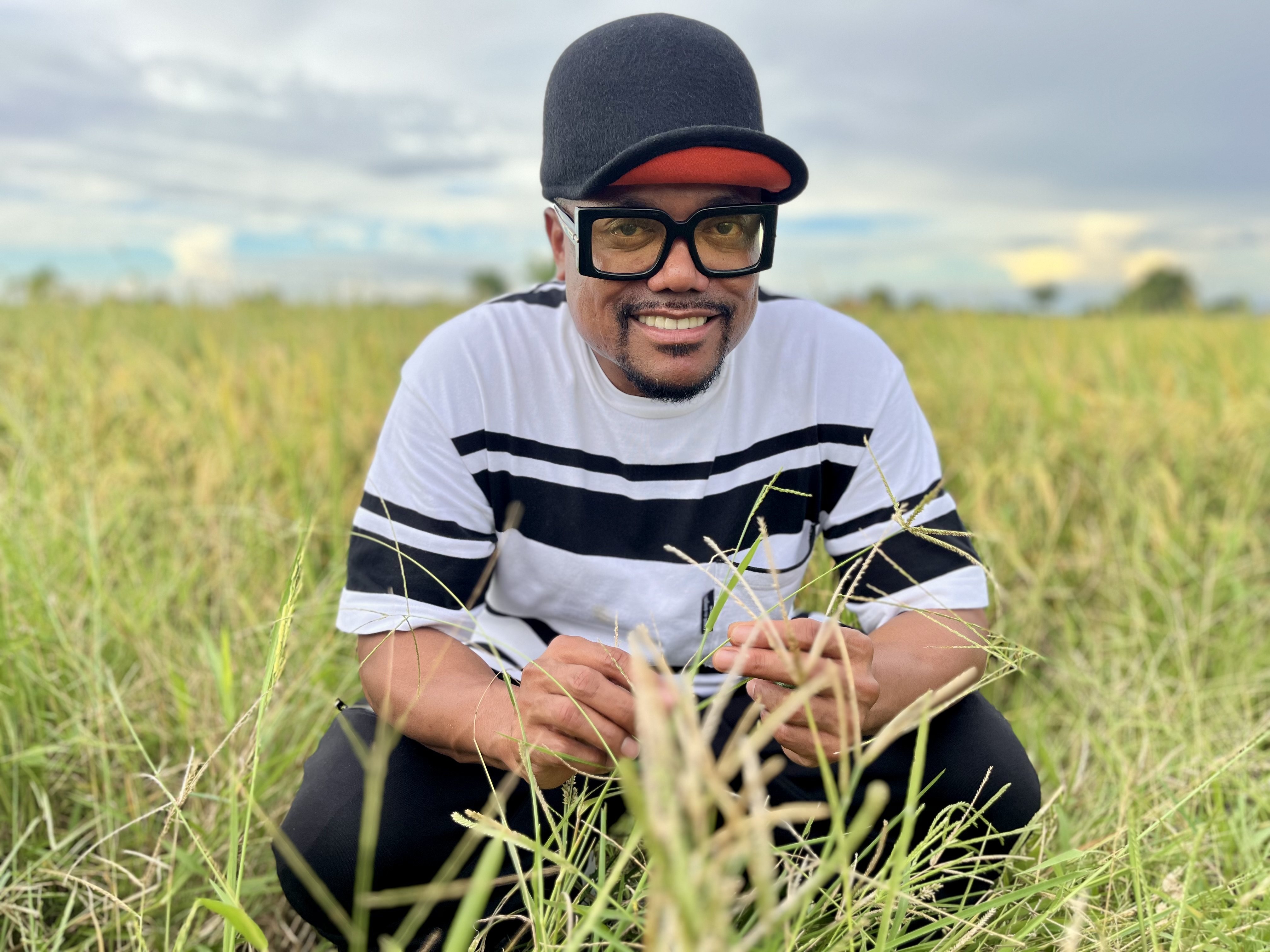 Black Eyed Peas member Apl.de.ap at his family farm in the Philippines’ Pampanga province. The Grammy-winning musician shows us some of the work he’s doing to support coconut farmers in his homeland, and shares his story. Photo: Kylie Knott
