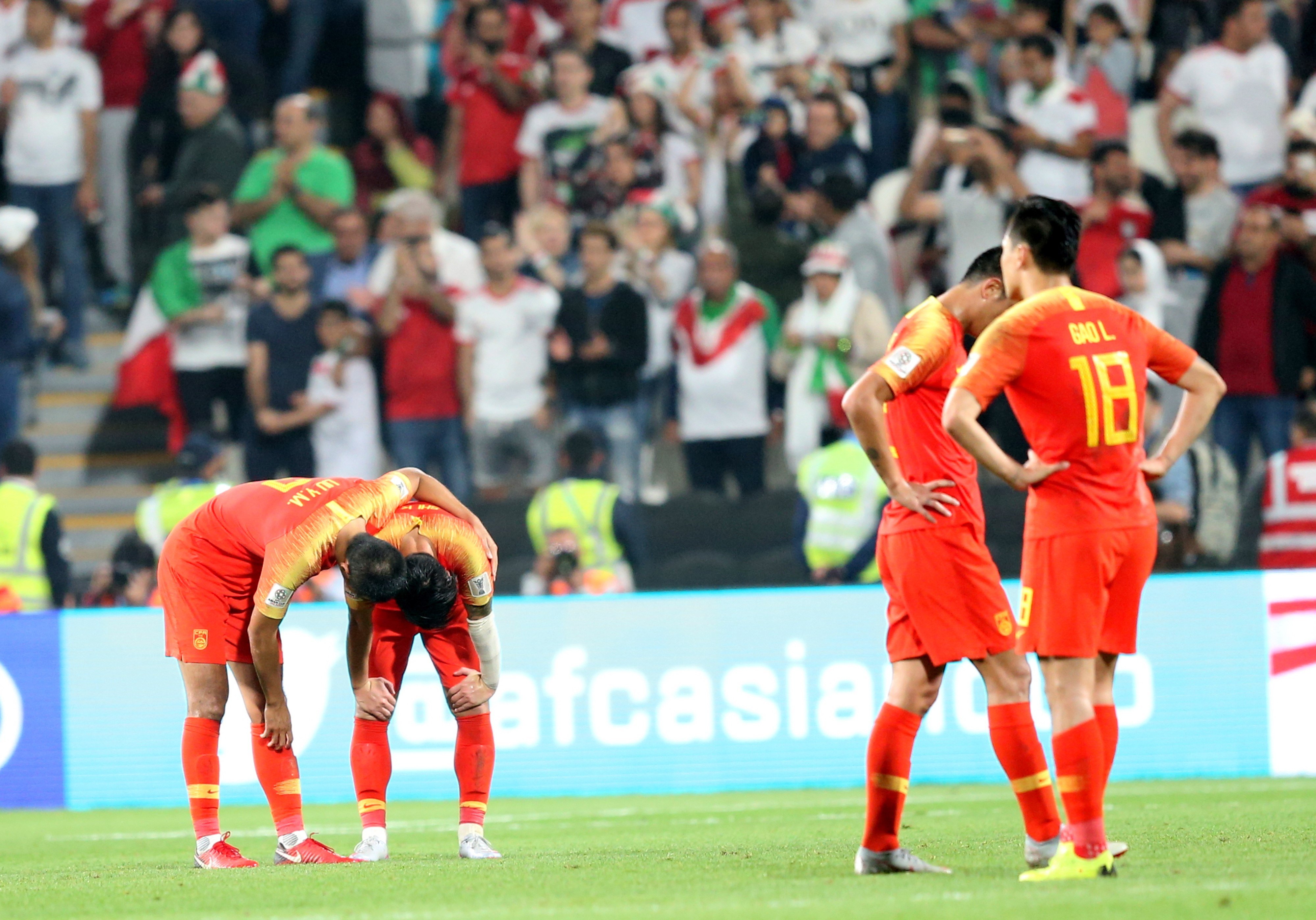China’s men’s football team have suffered multiple disappointments in recent years. Photo: EPA-EFE
