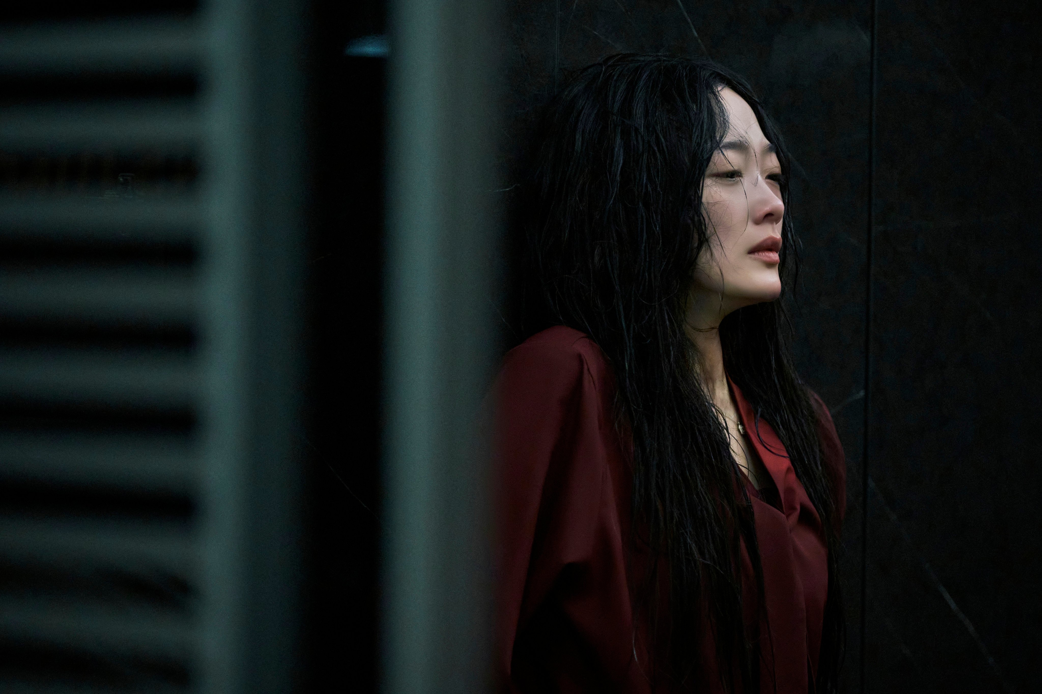 Lee Yoo-mi as housewife Hee-soo in a still from As You Stood By. Photo: Netflix