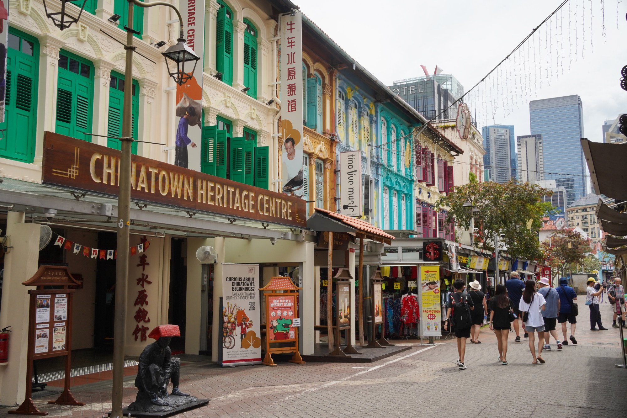 Singapore’s Chinatown is one of the city’s most popular “da ka” spots. Photo: Kolette Lim Singapore’s Chinatown is one of the city’s most popular “da ka” spots. Photo: Kolette Lim