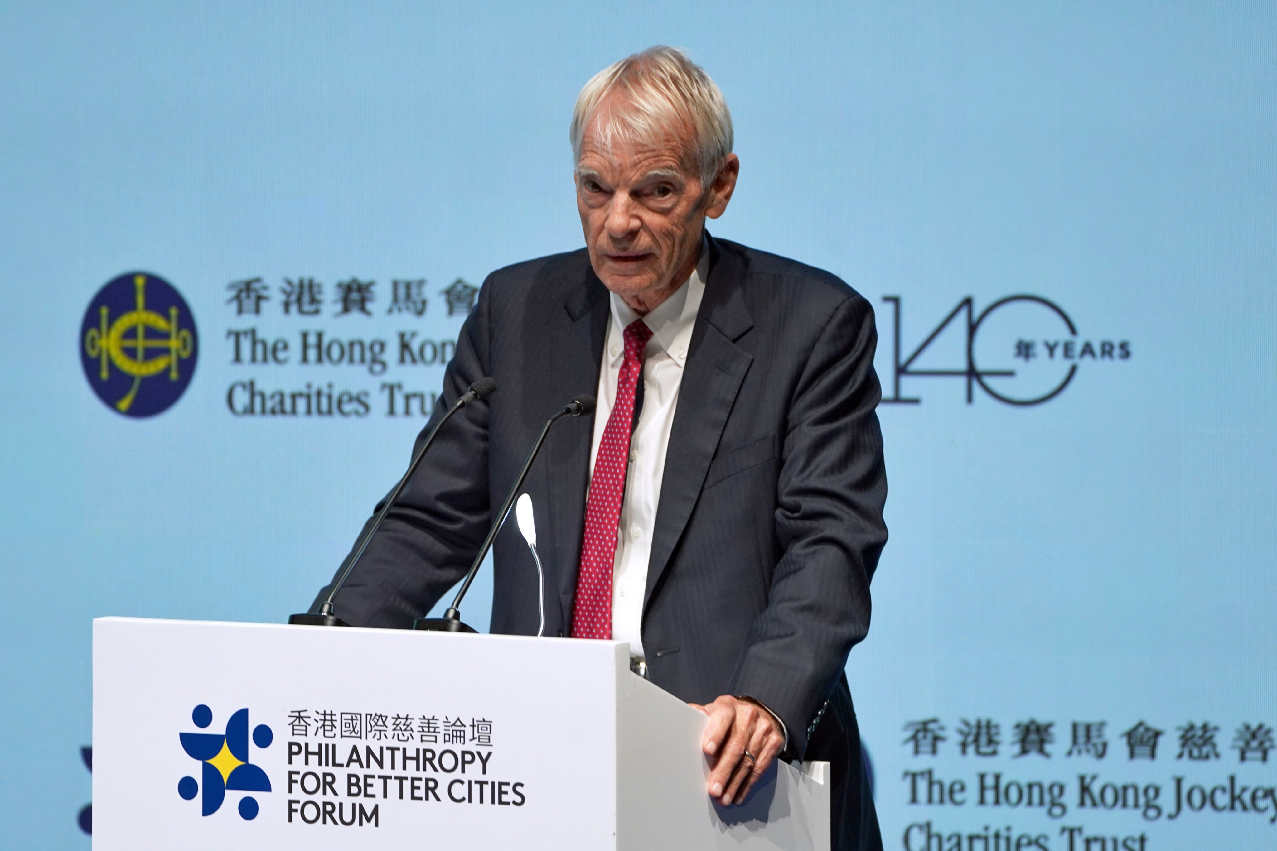 Economist Michael Spence, seen here at a forum in Hong Kong last year, spoke on Thursday during the Hongqiao International Economic Forum in Shanghai. Photo: Elson Li