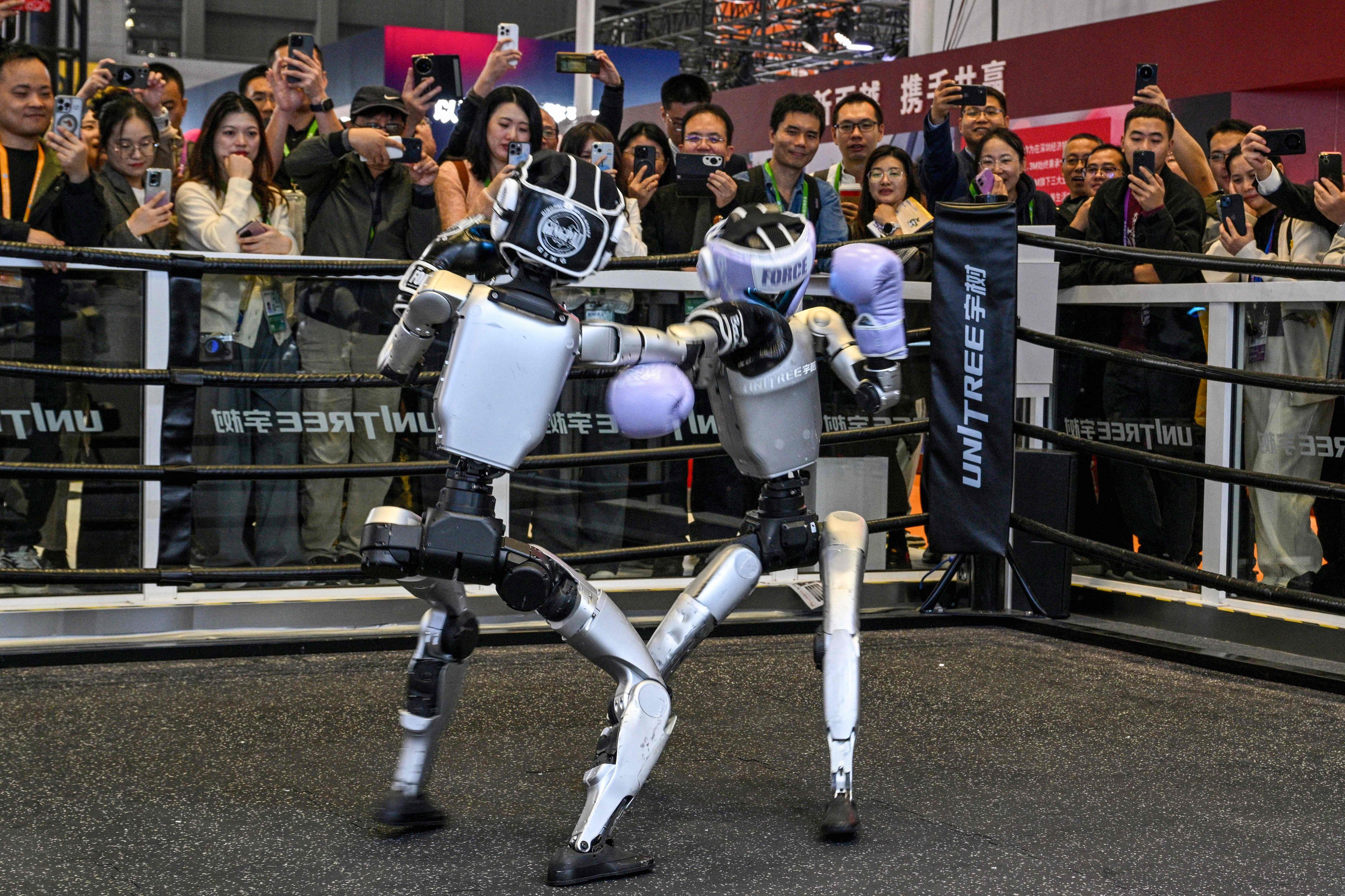 scmp.com - Wency Chen - Unitree, AgiBot robots steal the show at Shanghai's import expo