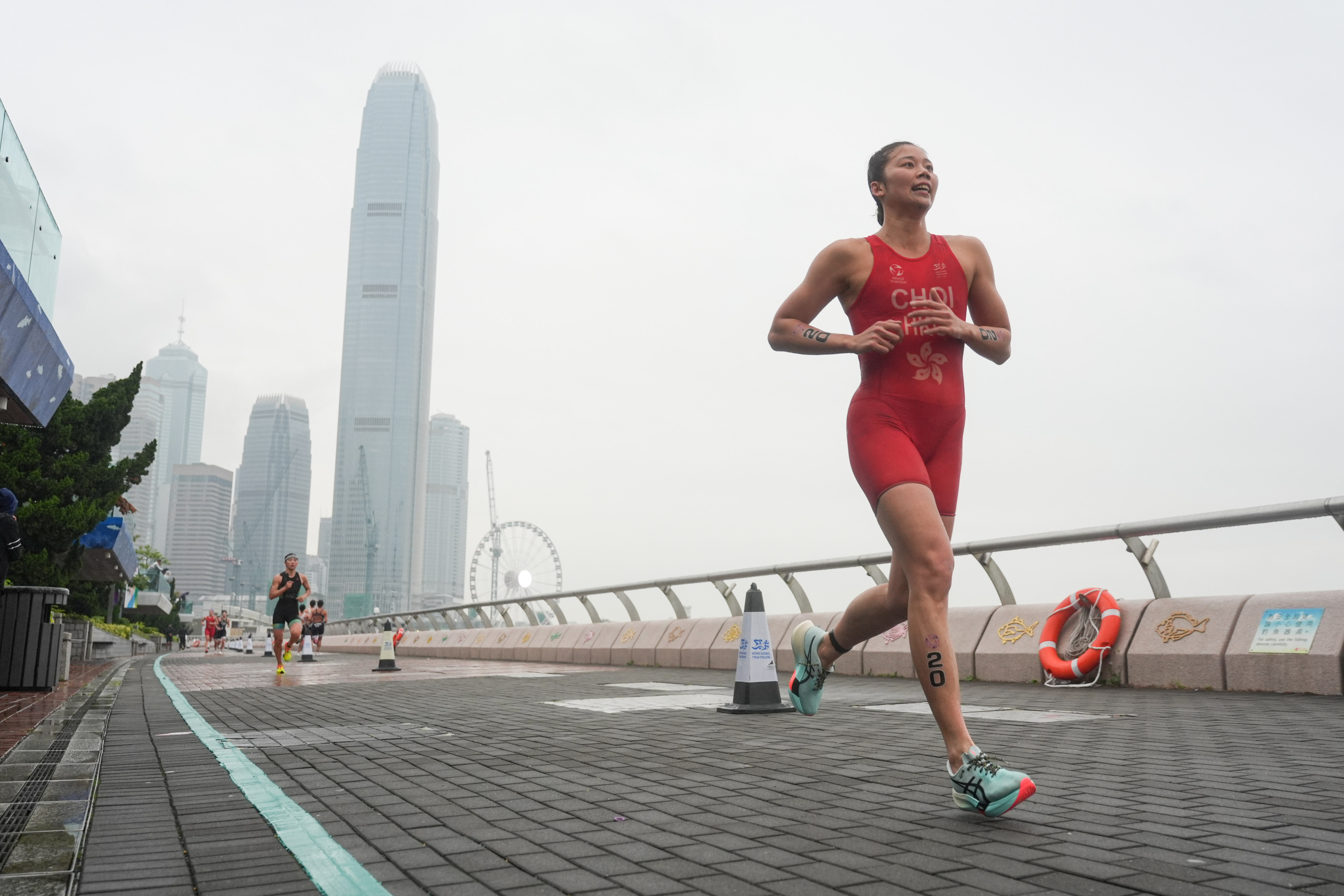 Before Hilda Choi Yan-yin began racing in triathlons, she got her start as a swimmer. Photo: Eugene Lee