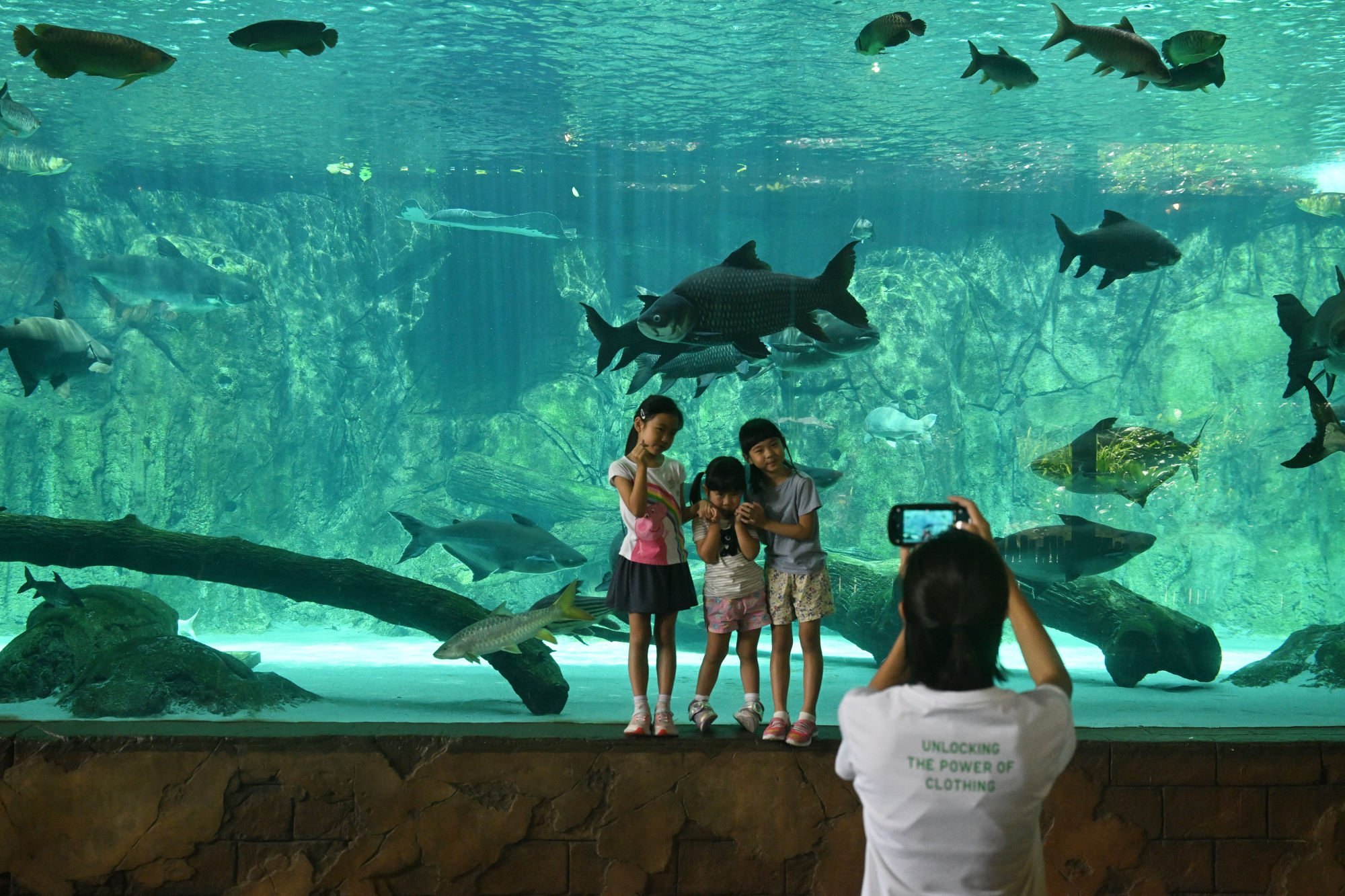 Tourists visit an aquarium at River Wonders in Singapore. China and Singapore’s mutual visa exemption agreement went into force earlier this year. Photo: Xinhua Tourists visit an aquarium at River Wonders in Singapore. China and Singapore’s mutual visa exemption agreement went into force earlier this year. Photo: Xinhua