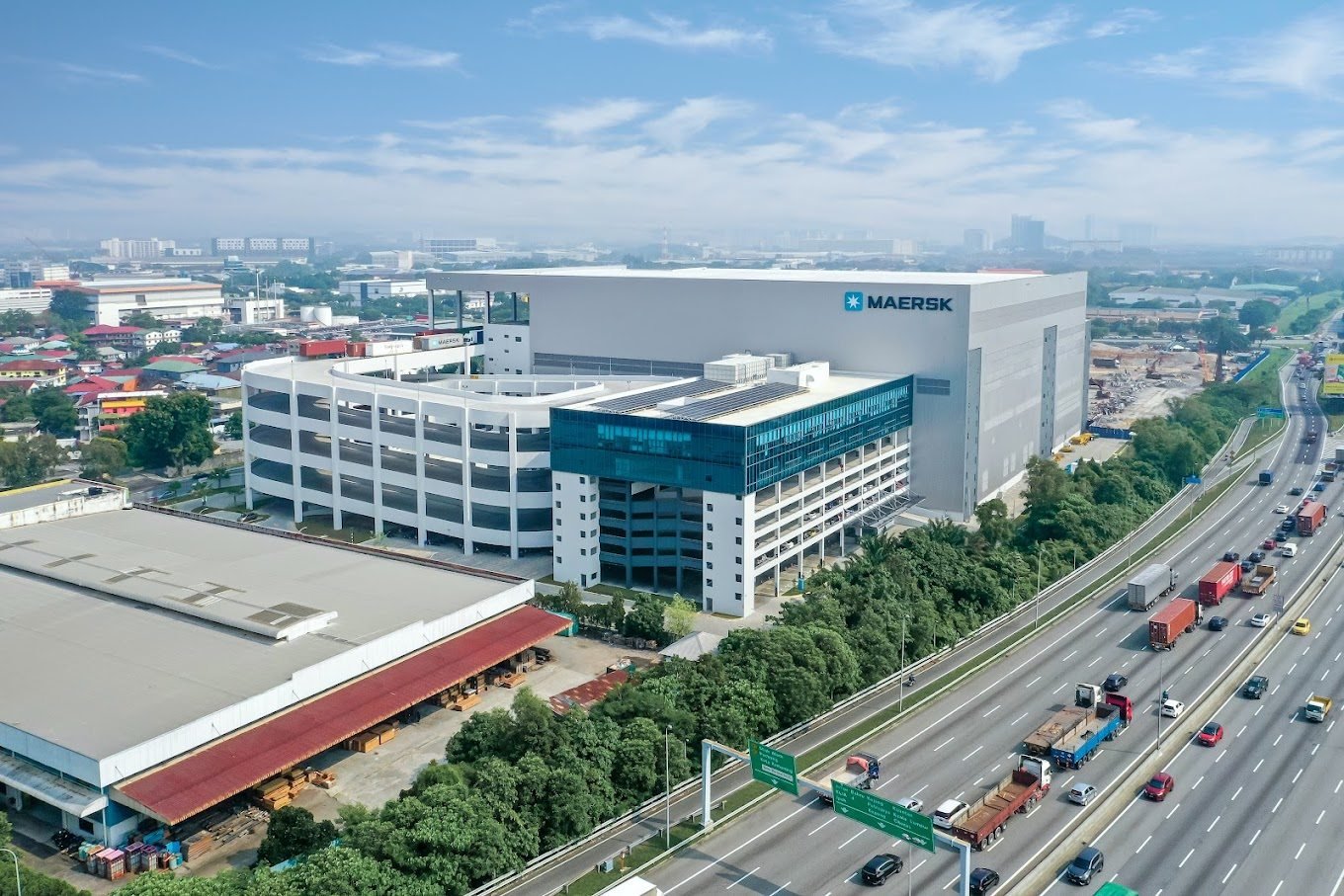 A computer generated render of Maersk’s new distribution centre in Malaysia’s Selangor state. Image: Cergas Setia Construction