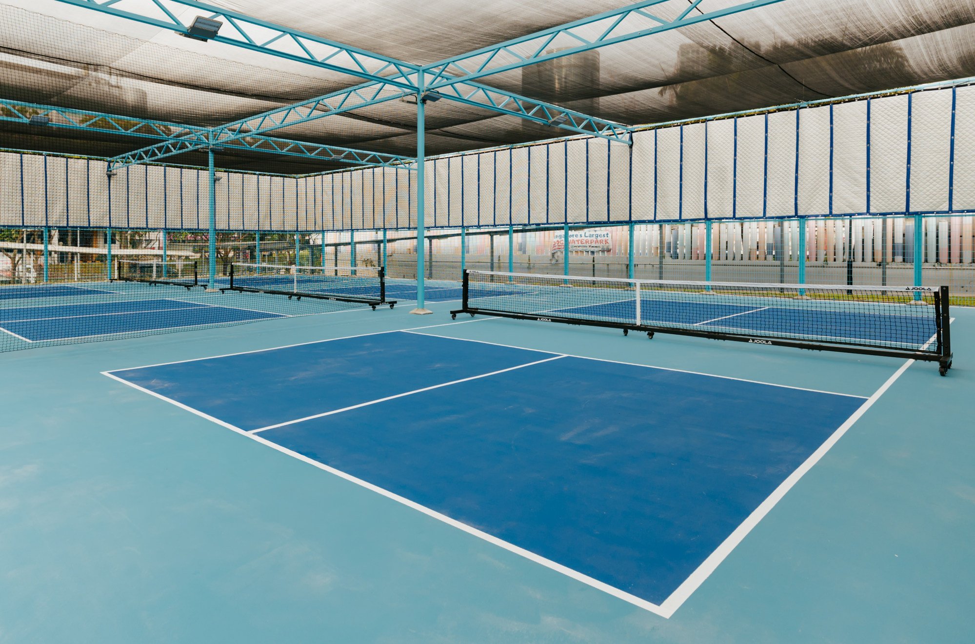 A pickleball court in Jurong, Singapore, used by Straits Pickle Club. Photo: Straits Pickle Club A pickleball court in Jurong, Singapore, used by Straits Pickle Club. Photo: Straits Pickle Club