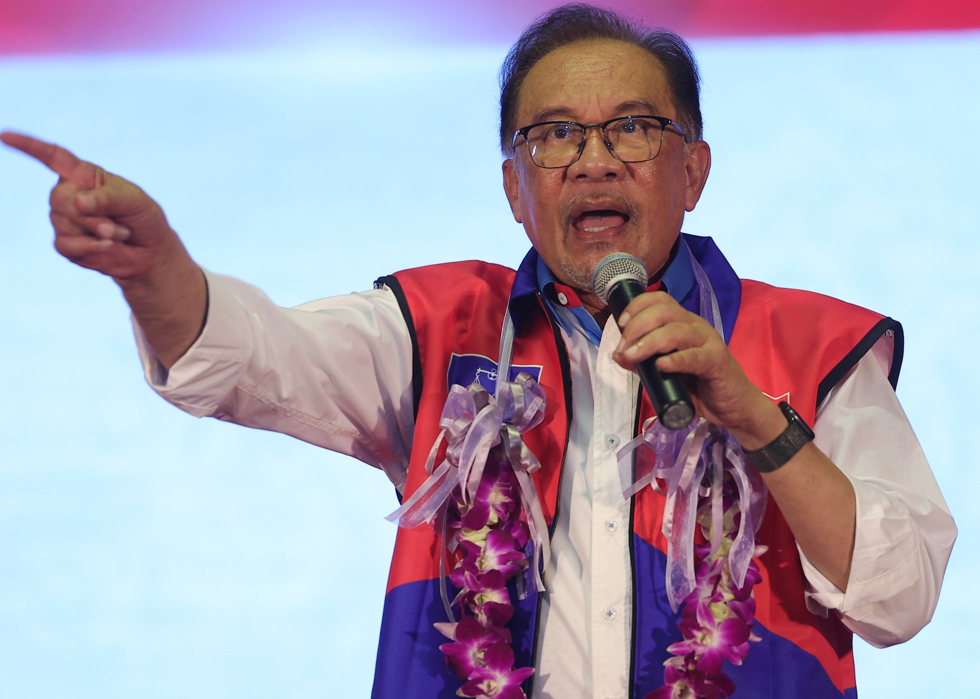 Malaysian Prime Minister Anwar Ibrahim speaks during a Madani Unity Tour lecture in 2023. Photo: Bernama/dpa Malaysian Prime Minister Anwar Ibrahim speaks during a Madani Unity Tour lecture in 2023. Photo: Bernama/dpa
