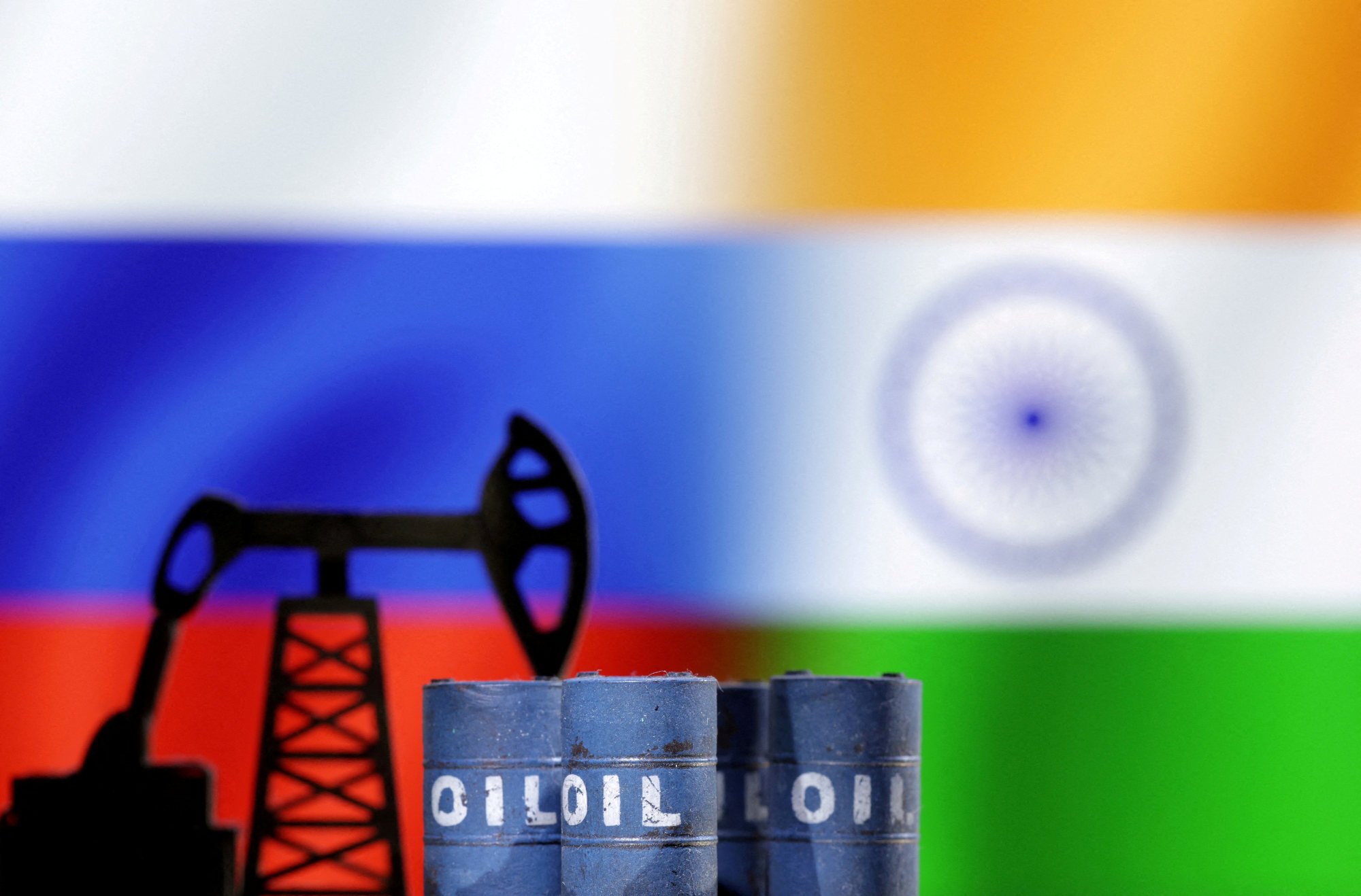 Trump earlier this year slapped 50 per cent tariffs on India’s exports to the US in part to pressure Delhi to stop buying Russian oil. Photo: Reuters Trump earlier this year slapped 50 per cent tariffs on India’s exports to the US in part to pressure Delhi to stop buying Russian oil. Photo: Reuters