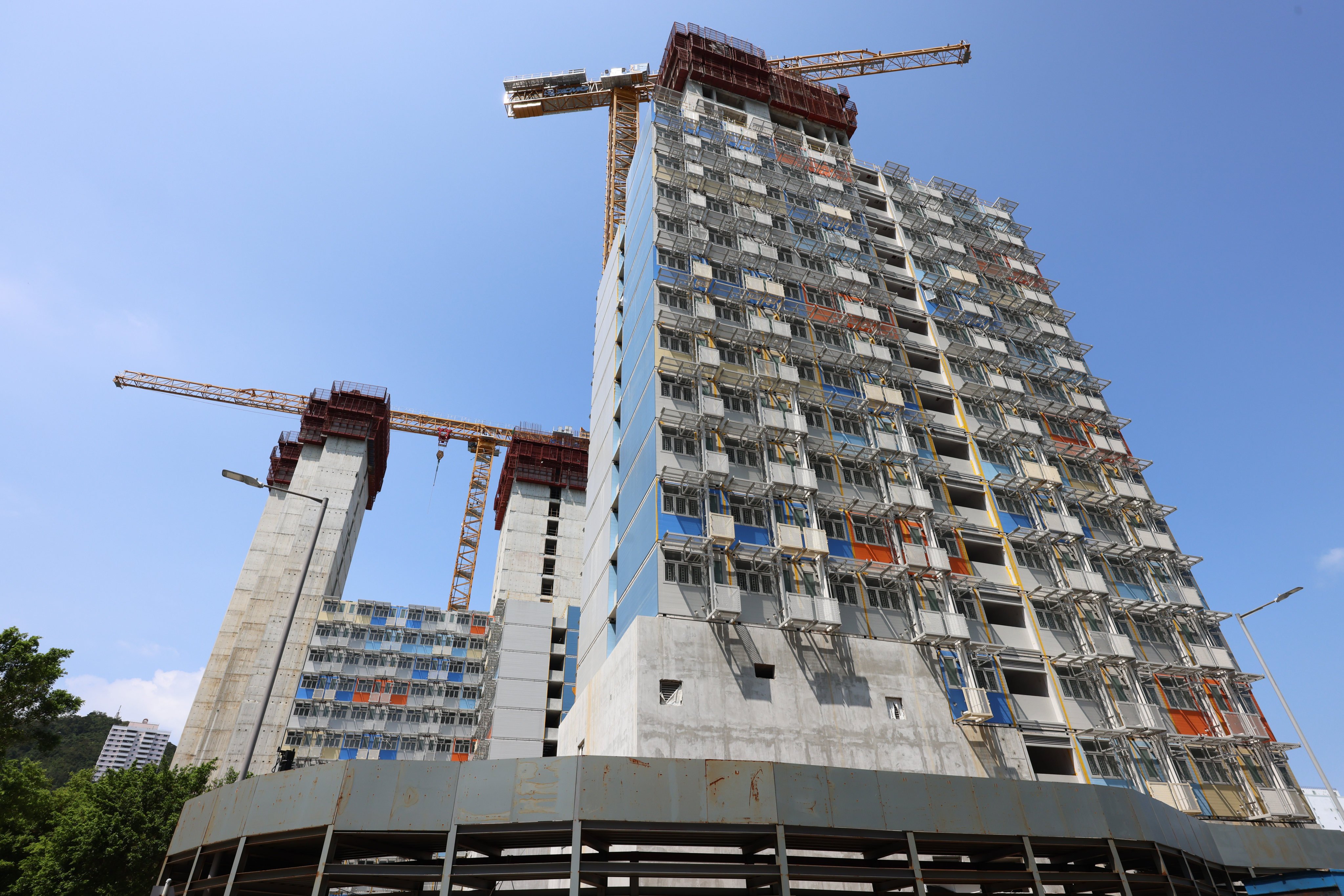 Construction flaws identified at light public housing projects in Siu Lam, Tuen Mun and Chai Wan. Photo: Jelly Tse