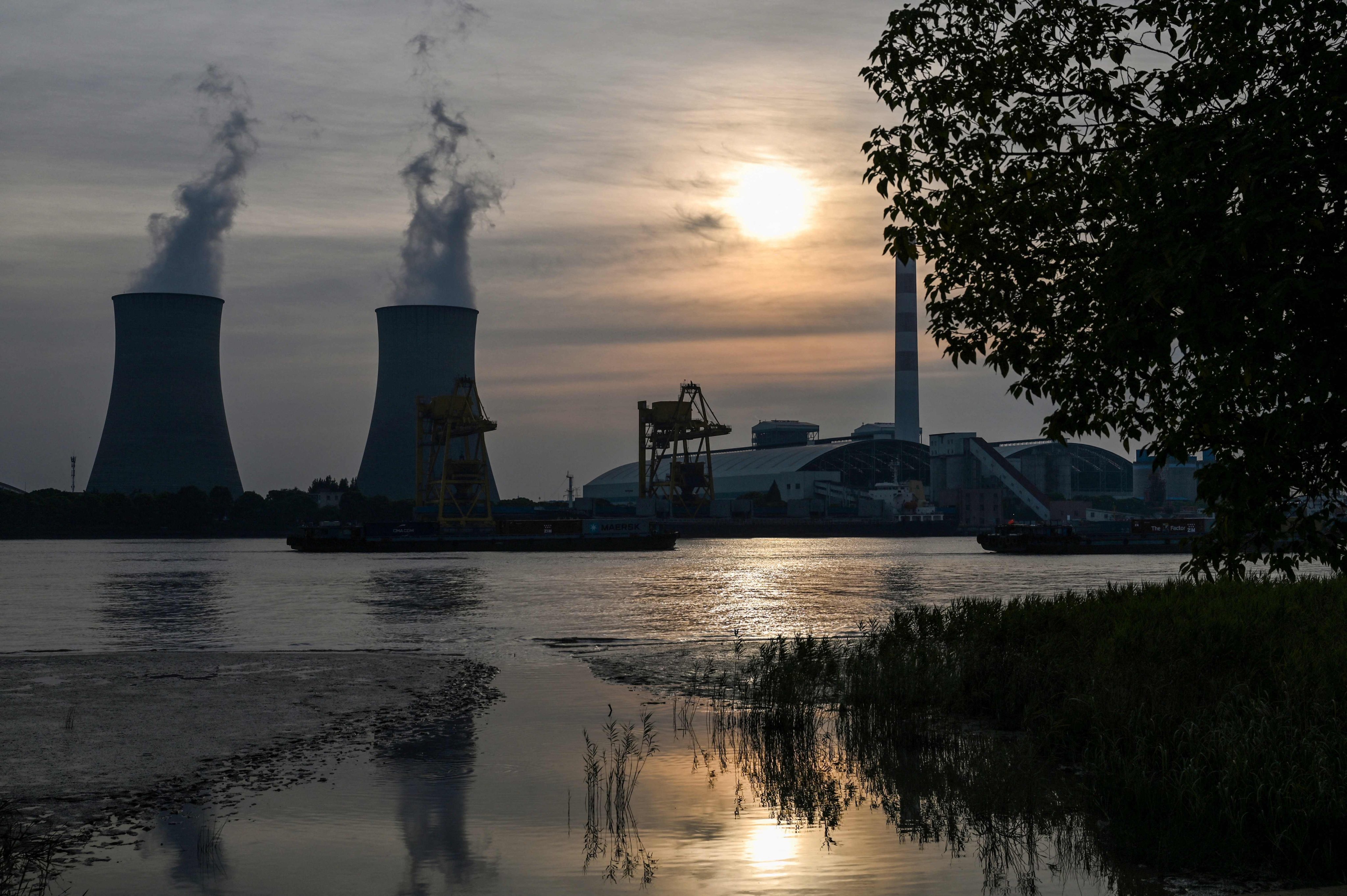 The Wujing Power Station in Shanghai. China is set to join a coalition seeking shared rules for carbon trading at Cop30 in Belém, Brazil.  Photo: AFP