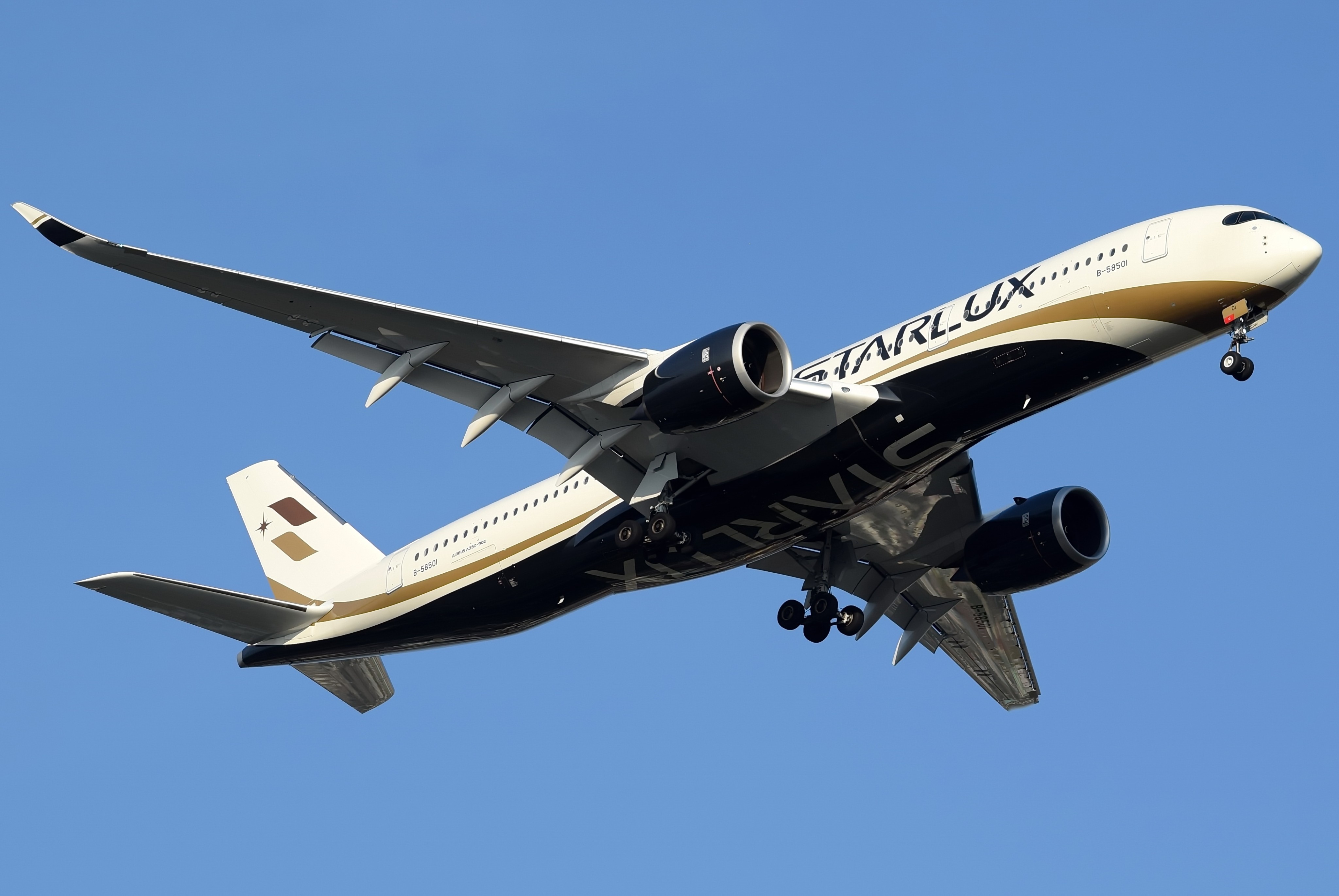 A Starlux Airlines flight departing from Hong Kong was forced to stop on its way to the runway due to a suspected oil leak. Photo: Shutterstock Images