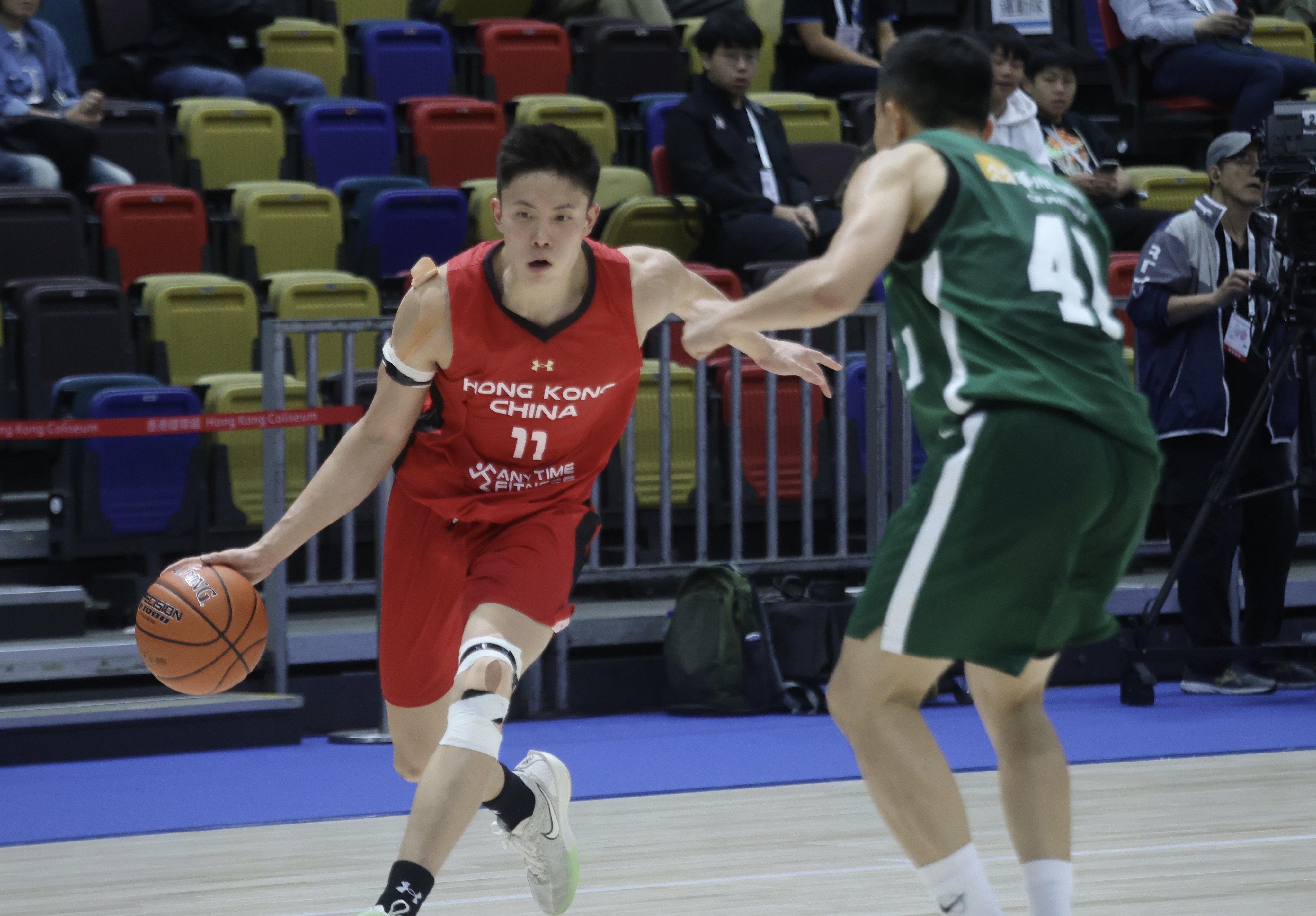 Hong Kong captain Ivan Yang (left), seen here at the National Games test event in April, said he was “excited, pumped and thrilled”. Photo: Jonathan Wong