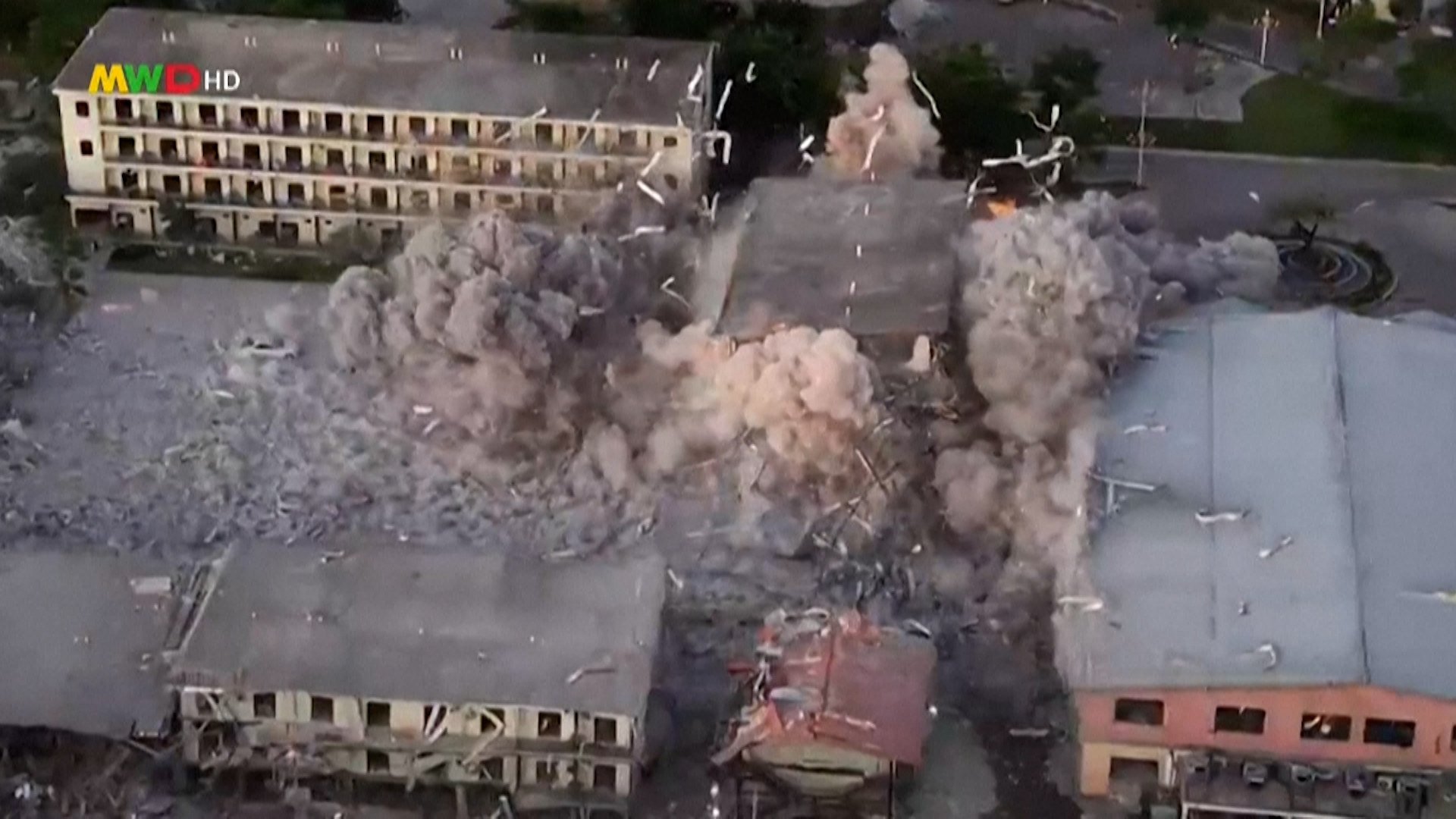 Myanmar military blows up scam centre