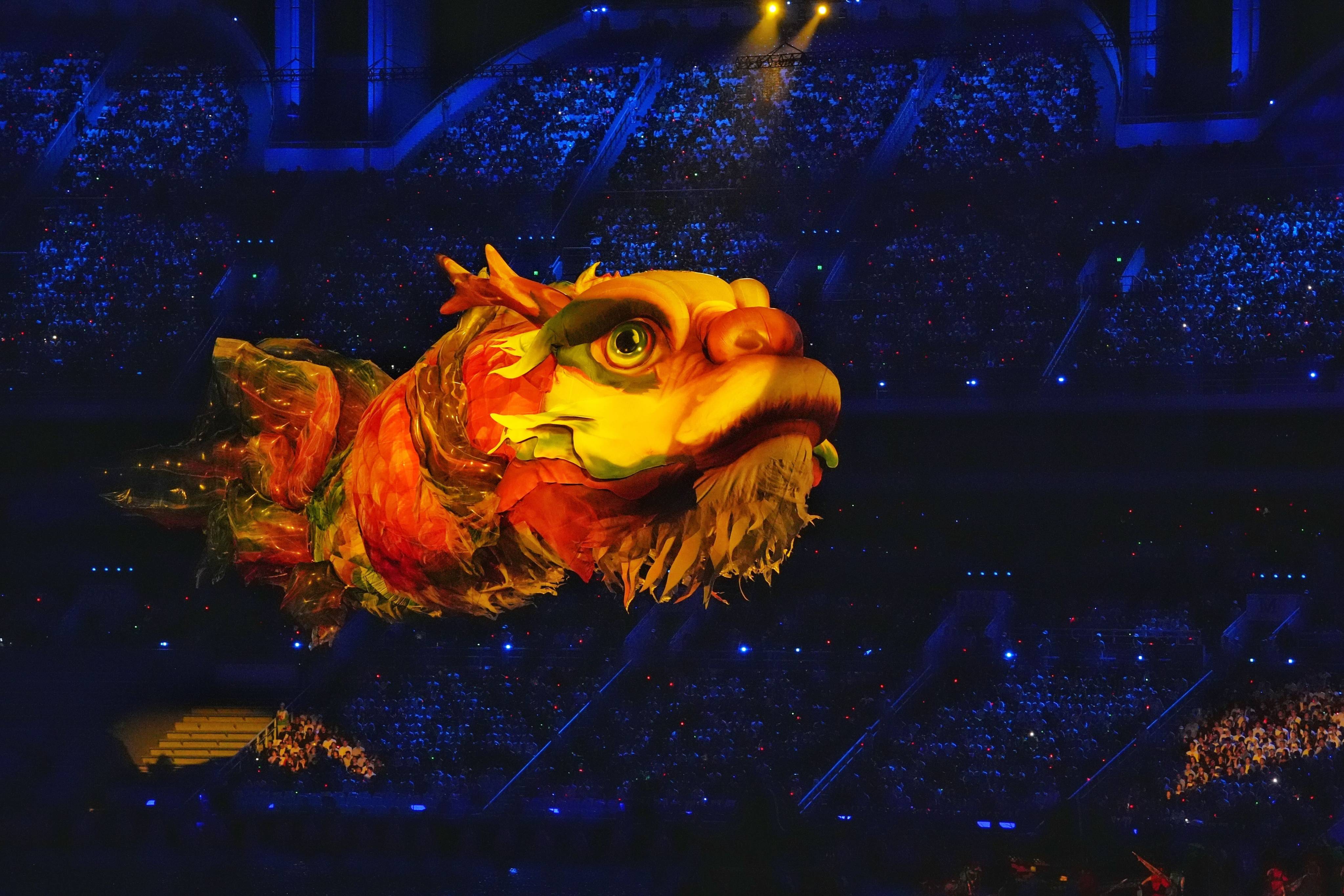 The opening ceremony was a blend of cutting-edge technology and rich cultural heritage. Photo: Elson Li