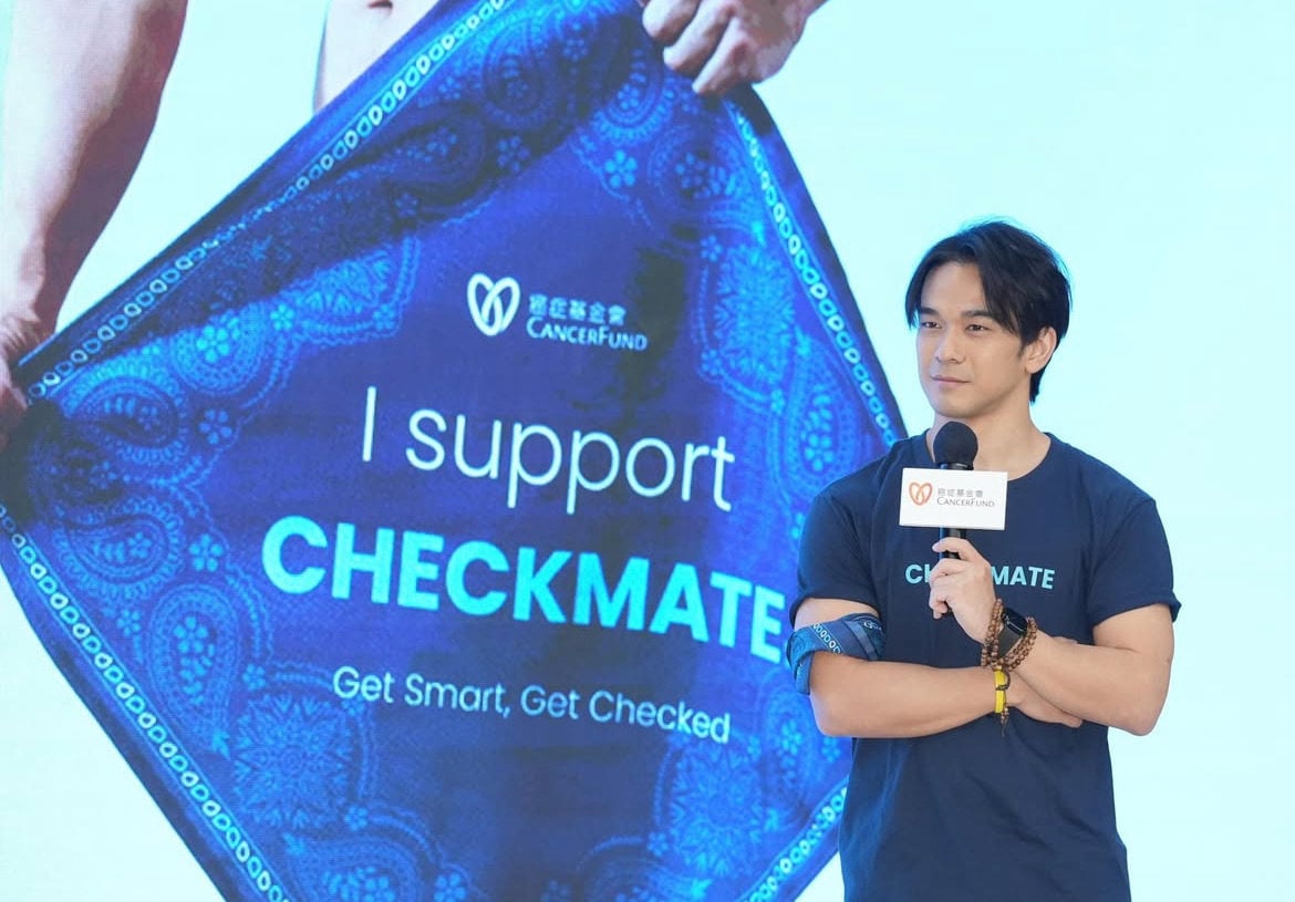 Hong Kong actor and martial artist Andrew Pong is the face of Hong Kong Cancer Fund’s CheckMate campaign, which aims to make men’s cancers “openly discussed to the same level that breast cancer is among women”. Photo: Instagram/Andrew Pong