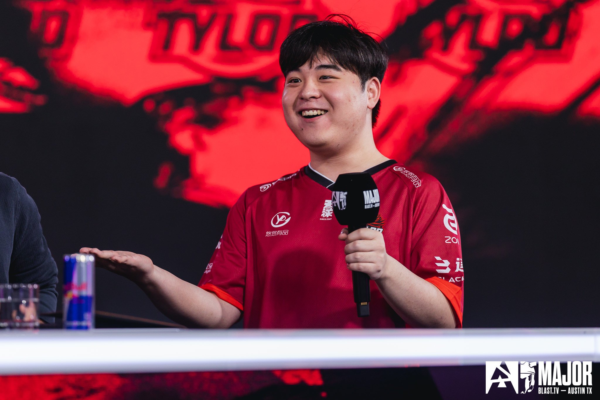 Ji “Jee” Dongkai at the BLAST Austin Major 2025. Photo: Handout