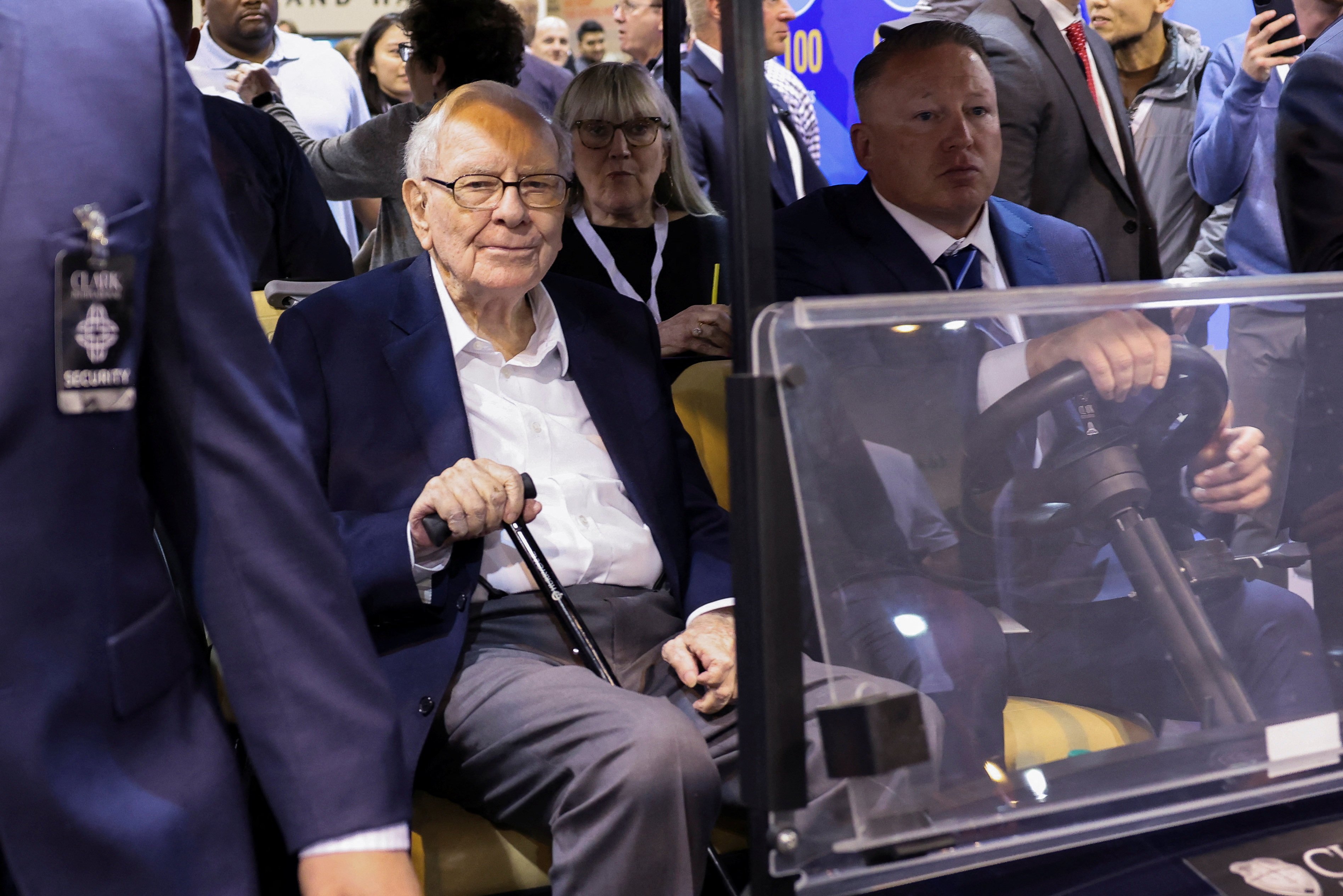 Berkshire Hathaway chairman Warren Buffett attends Berkshire Hathaway’s annual shareholders’ meeting in Omaha, Nebraska, on May 3, 2024. Photo: Reuters