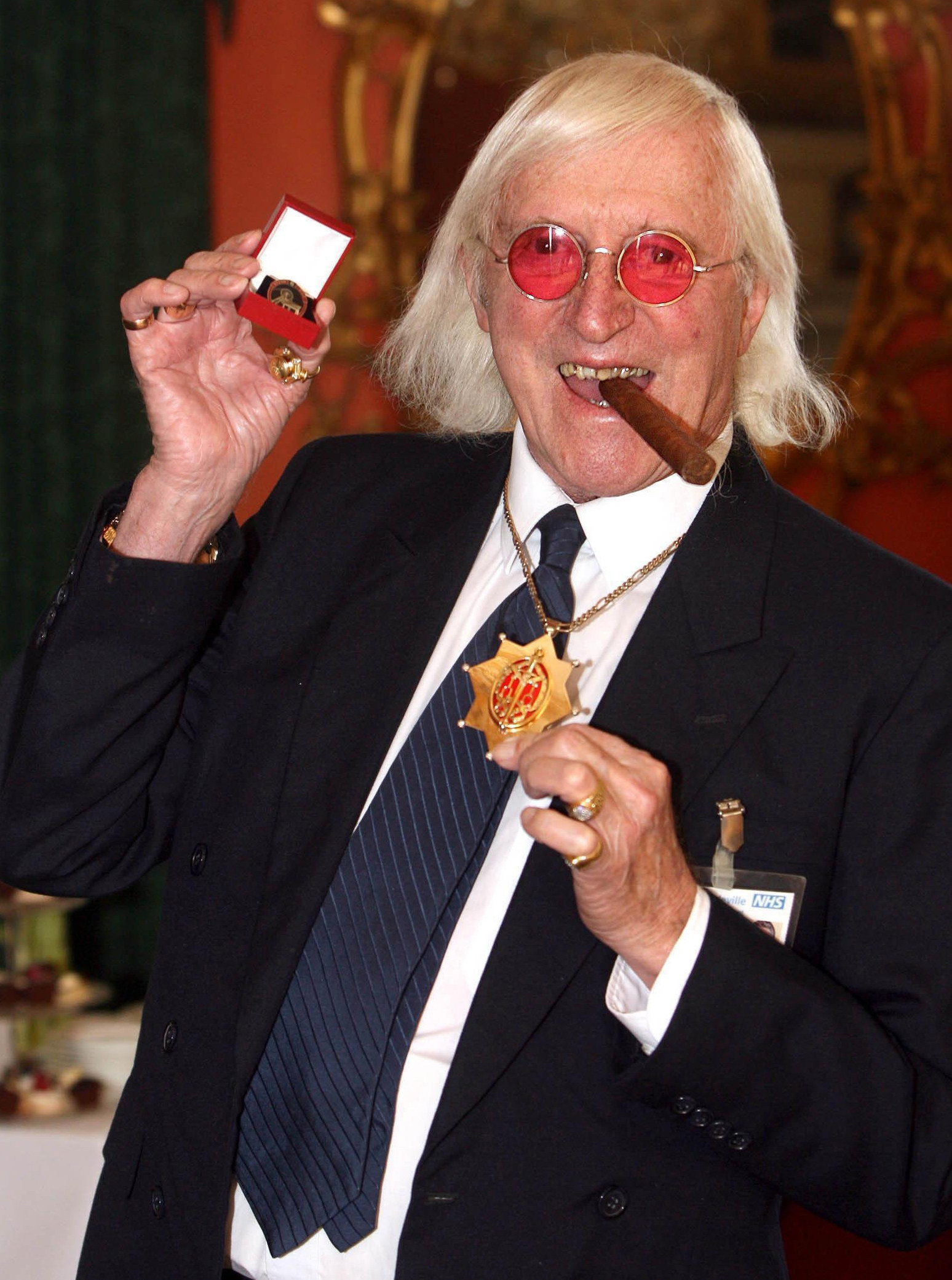 The late British television and radio host Jimmy Savile in 2008. Photo: AP