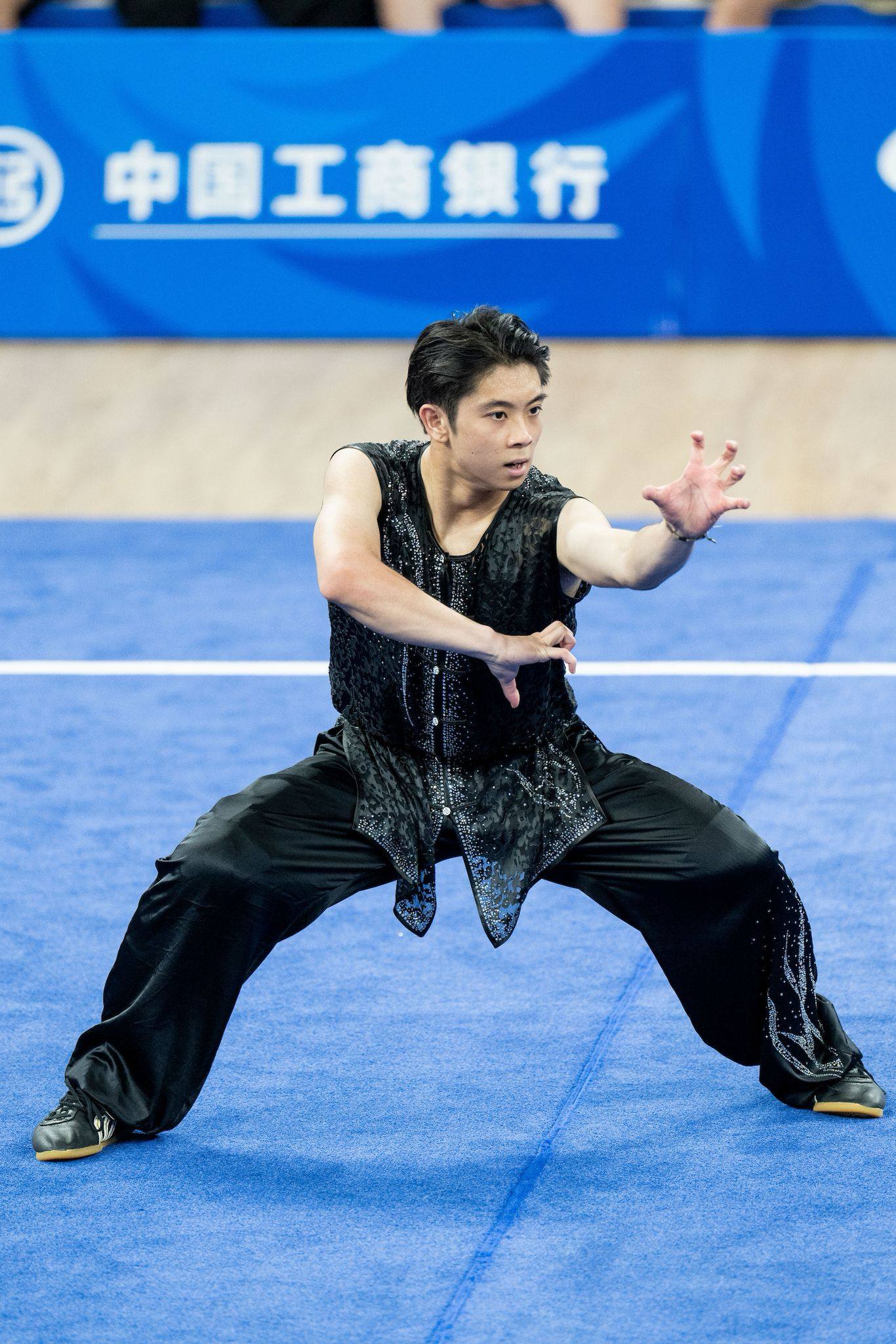 Wushu athlete Lau Chi-lung, a student at Baptist University, took home two gold medals and one silver medal from the World Wushu Championships held this summer in Brasília, Brazil. Photo: Handout