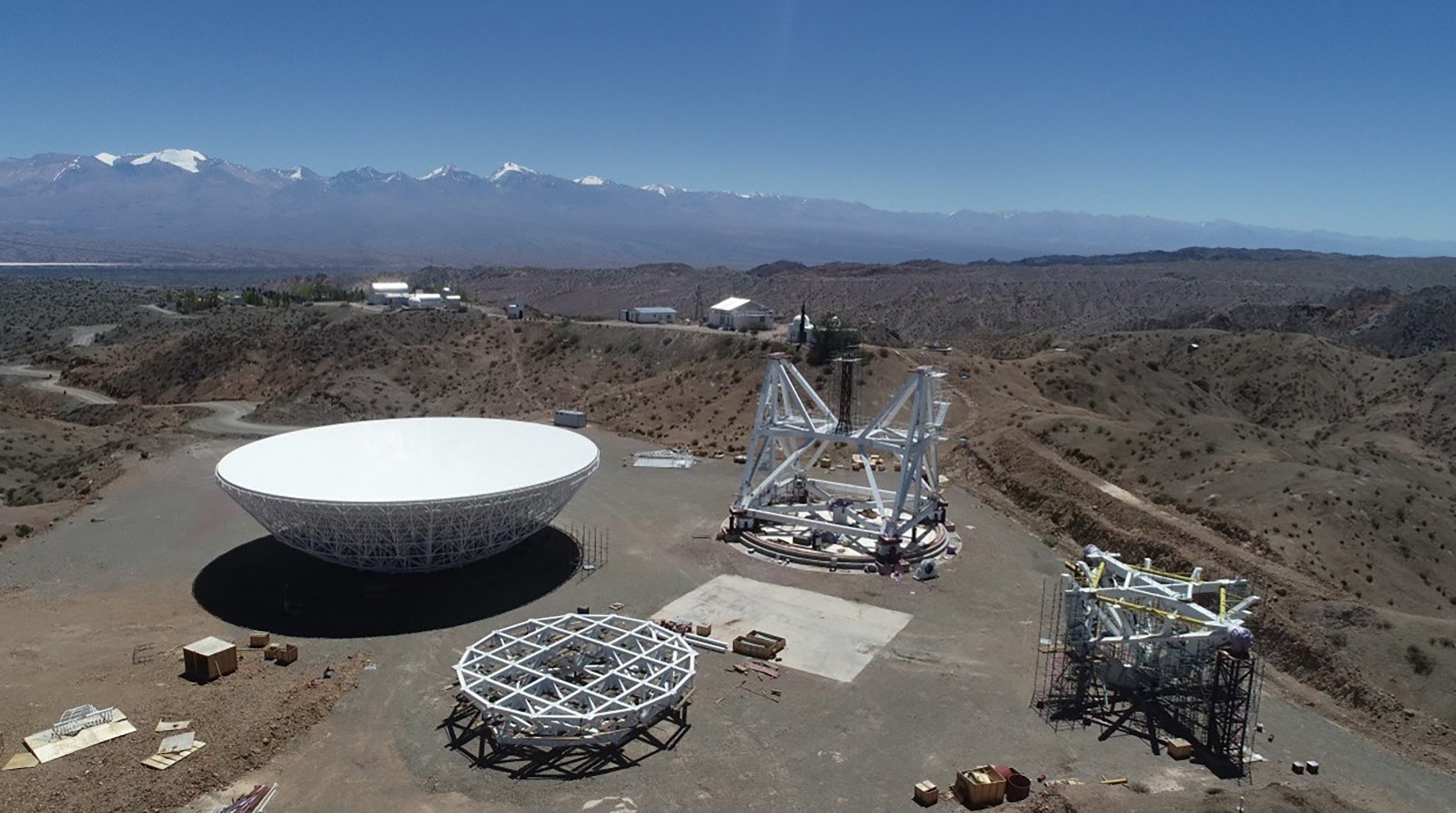 Approaching the final stages of the CART assembly on-site. Political resistance may have cast a new shadow over the long-awaited China-Argentina joint research project. Photo: Handout
