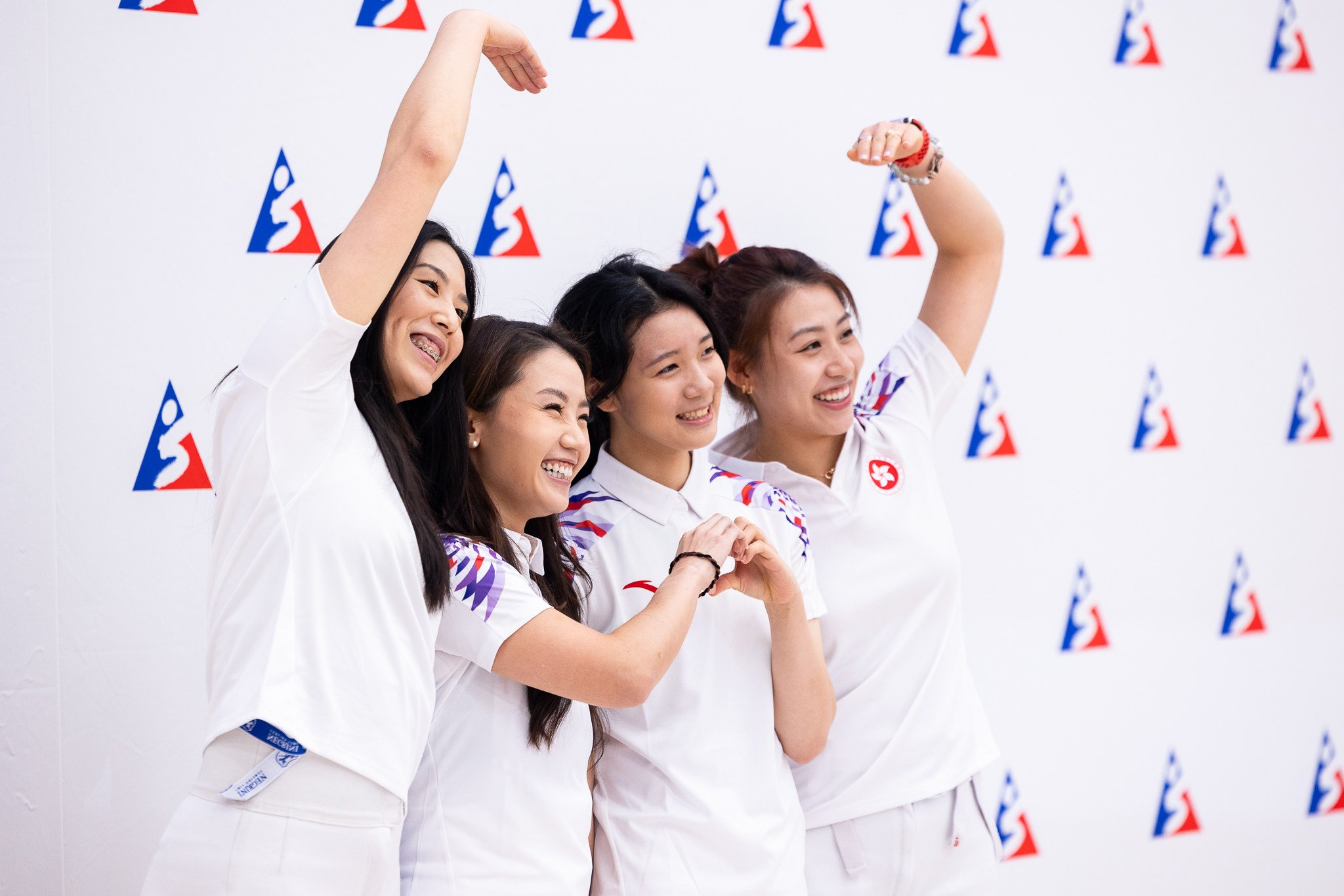 Hong Kong’s National Games épéeists (from left) Chan Wai-ling, Moonie Chu, Wu Haidi and Kaylin Hsieh. Photo: Handout