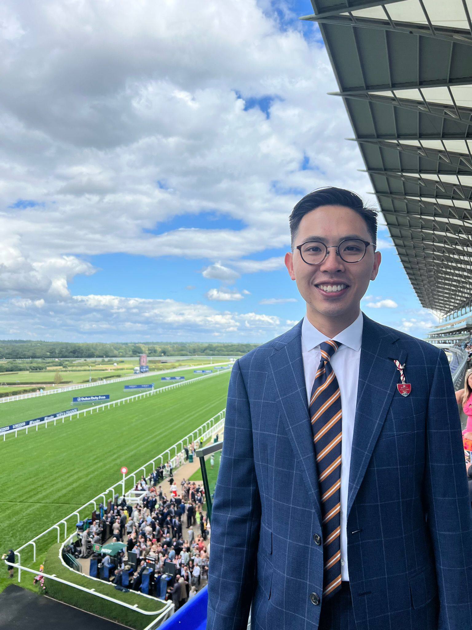 Joseph Chan at Ascot Racecourse. Photo: Handout